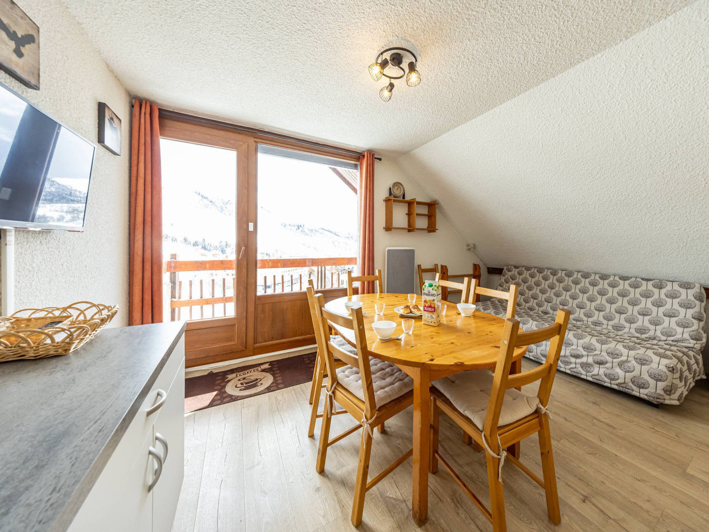 2-room apartment for 6 people with balcony - Résidence Le Grand Pic - Saint François Longchamp