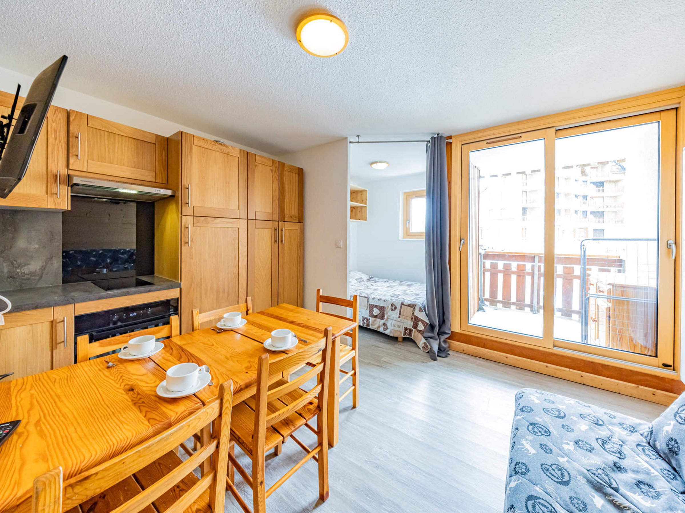 Studio 2 rooms 5 people with balcony - Résidence Le Val Blanc 1 - Saint François Longchamp