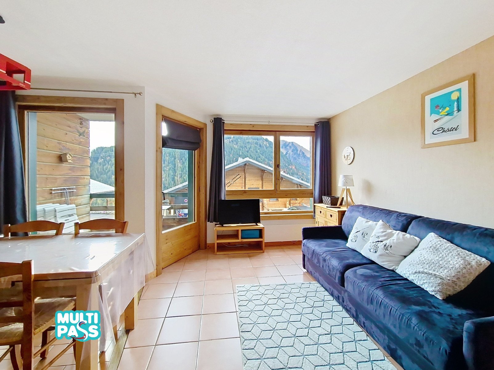 Studio 4 personen uitzicht op de bergen - Studio TARTIFLES TF11 NATURE & MOUNTAIN 4 Pers. - Châtel