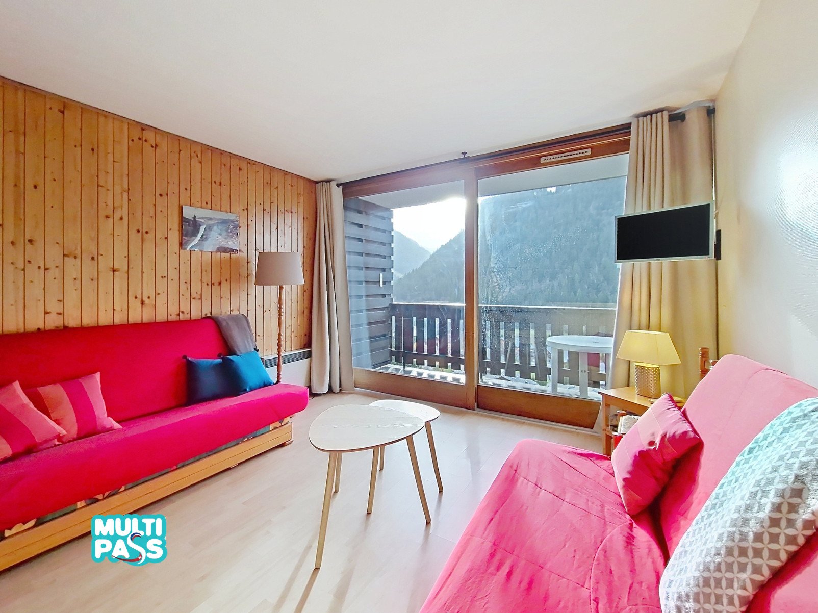 Studio 4 personen uitzicht op bergen - Studio SOLI SIS5 CENTER & VIEW 4 pers. - Châtel