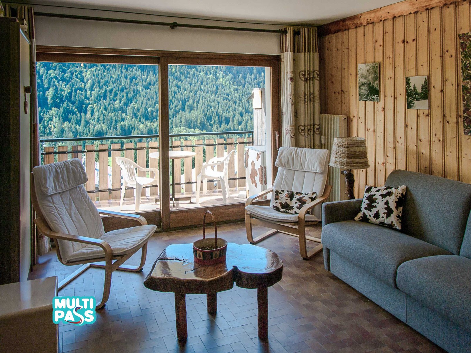 Studio 3 personen met uitzicht op de bergen - Studio Champs Fleuris CFS7 COSY & VIEW 3 Pers. - Châtel