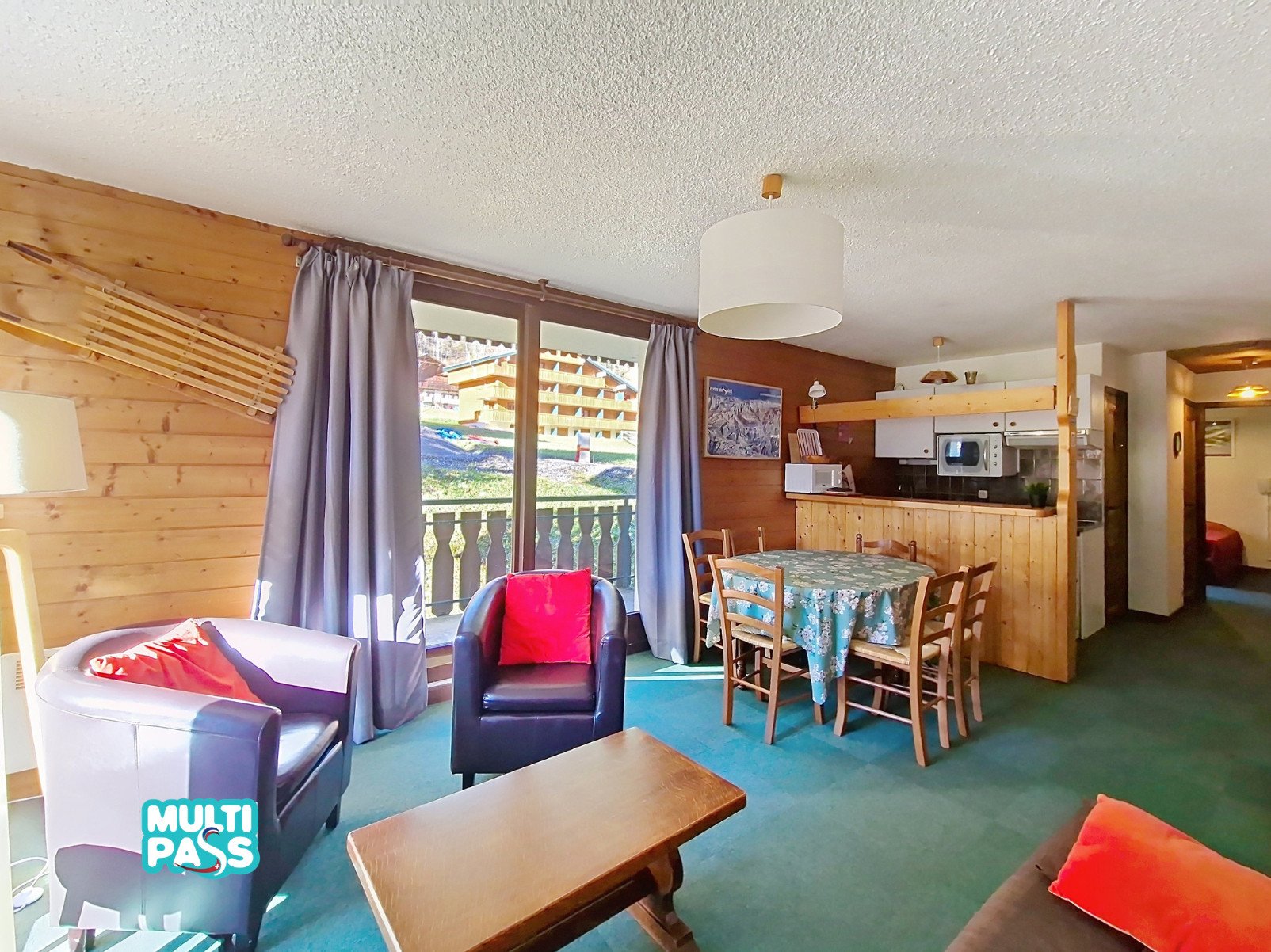 2 kamers 6 personen uitzicht op de bergen en uitzicht op de skipistes - Appartement Moulin ML149 MOUNTAIN & SKI 6 pers. - Châtel