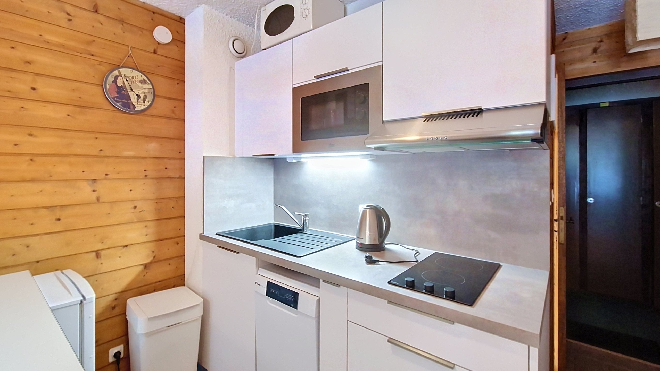 Studio 3 personen uitzicht bergen en uitzicht op skipistes - Studio Moulin ML154 SKI & MOUNTAIN 3 pers. - Châtel