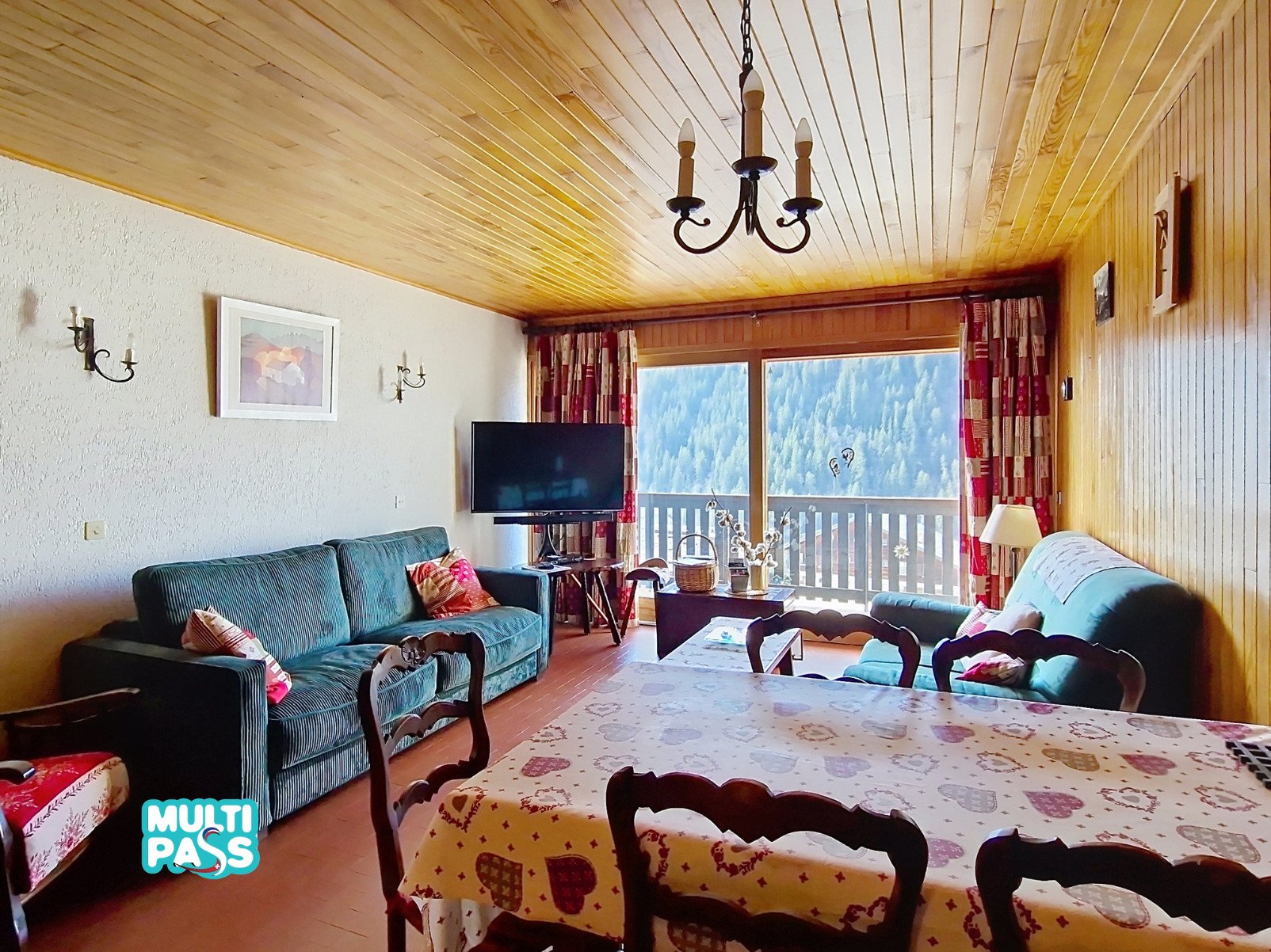 2 kamers 5 personen met uitzicht op de bergen - Appartement RESIDENCE RSA17 SWIMMING POOL & CENTER 5 pers. - Châtel