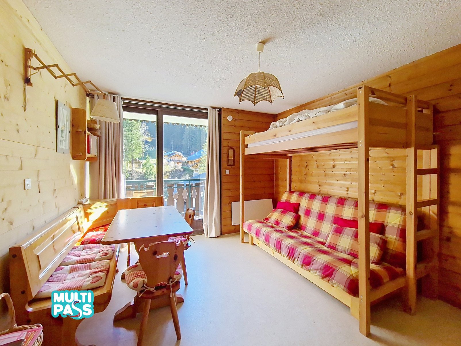 Studio 3 personen uitzicht op bergen en uitzicht op skipistes - Studio Moulin ML170 SKI & NATURE 3 pers. - Châtel