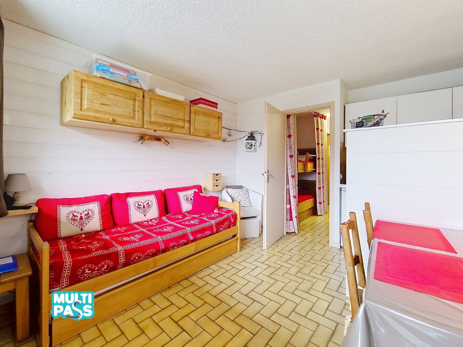 Studio 3 personen uitzicht op bergen - Studio Hameau des 4 saisons HSE89  VIEW  & SUN 3 pers. - Châtel