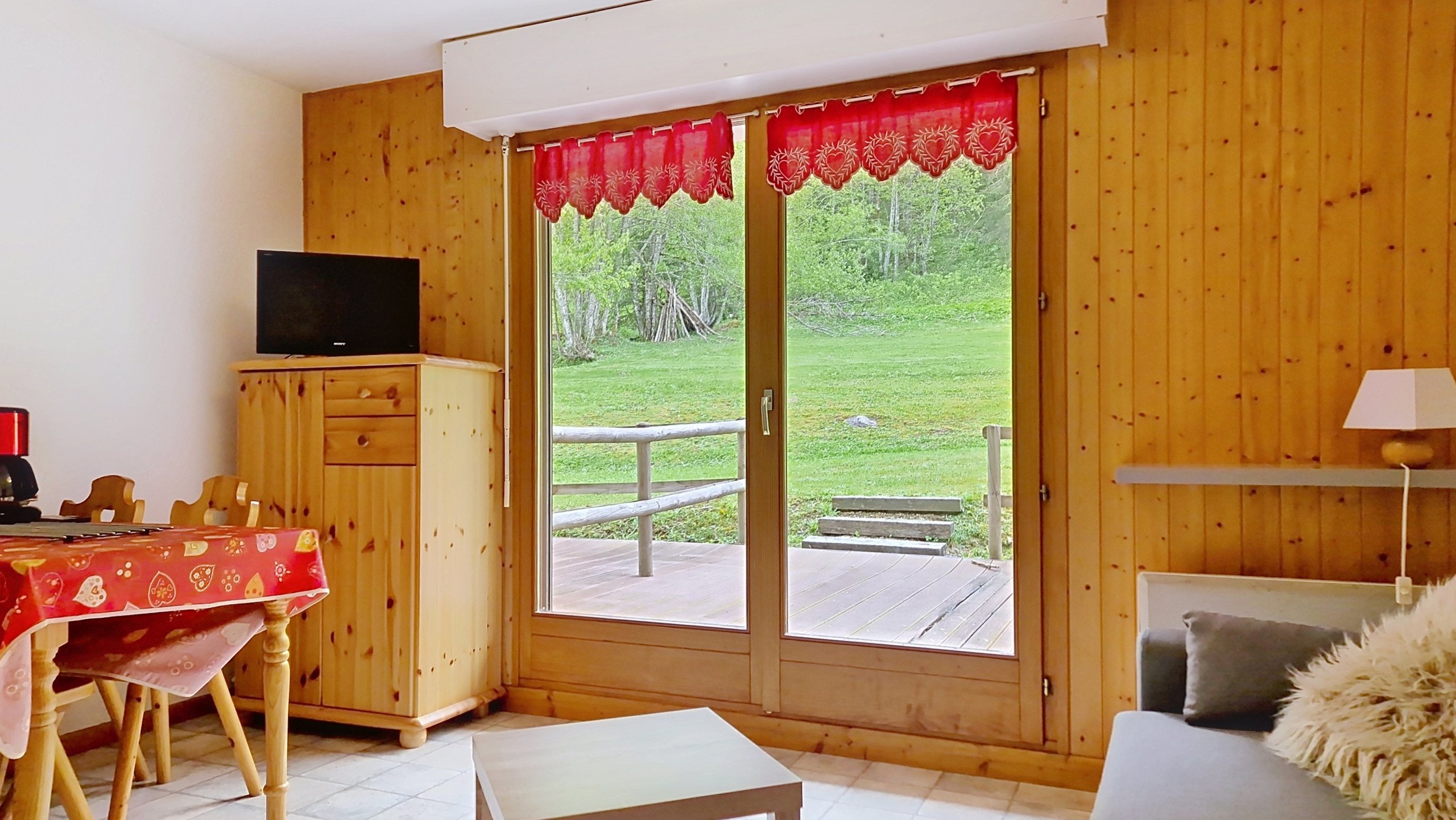 Studio 3 personen uitzicht berg en uitzicht tuin - Studio VIOLETTES VL2 SKI & NATURE 4 Pers. - Châtel