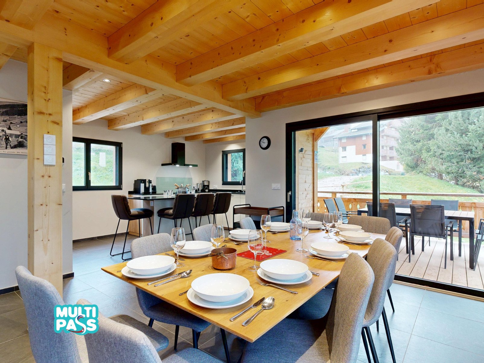 4 pièces 10 personnes vue montagne et vue jardin - Chalet Chalet La Frenaie FRN NATURE & MODERN 10 Pers - Châtel