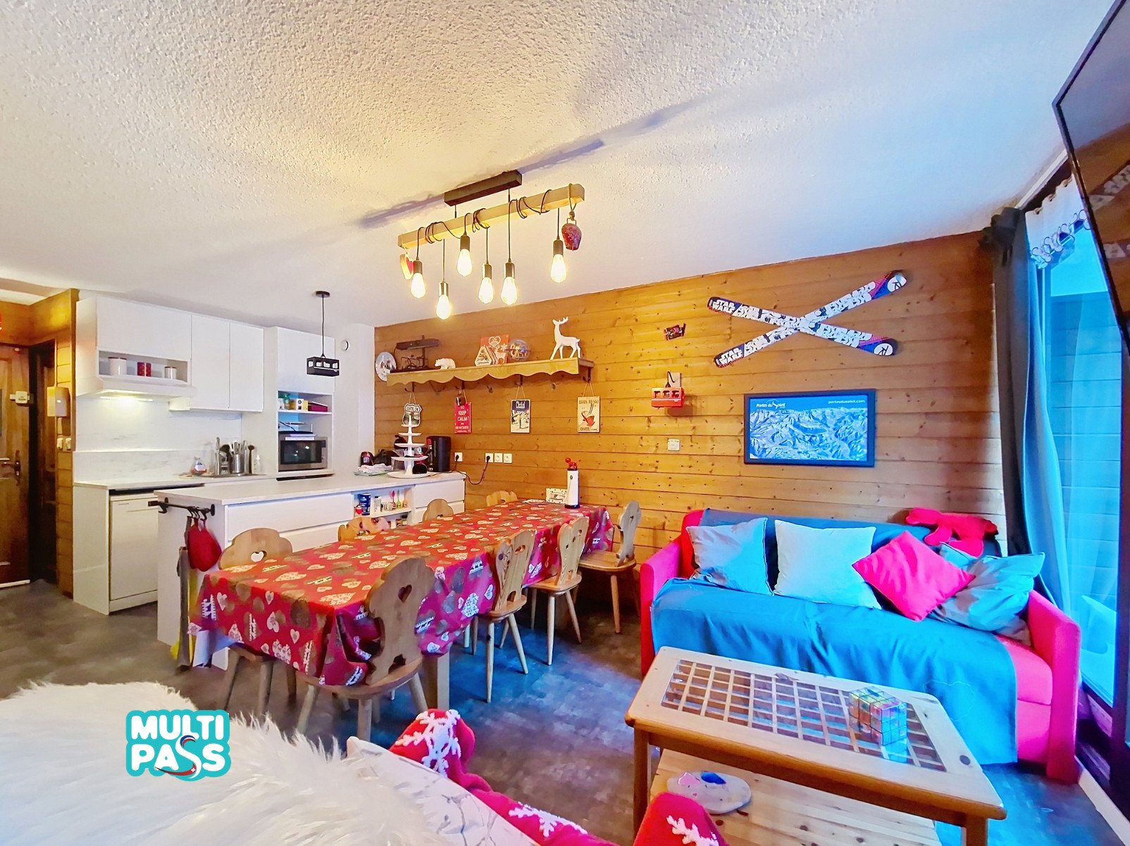 2 pièces 6 personnes vue montagne et vue pistes de ski - Appartement Moulin ML161 SKI & NATURE 6 pers. - Châtel