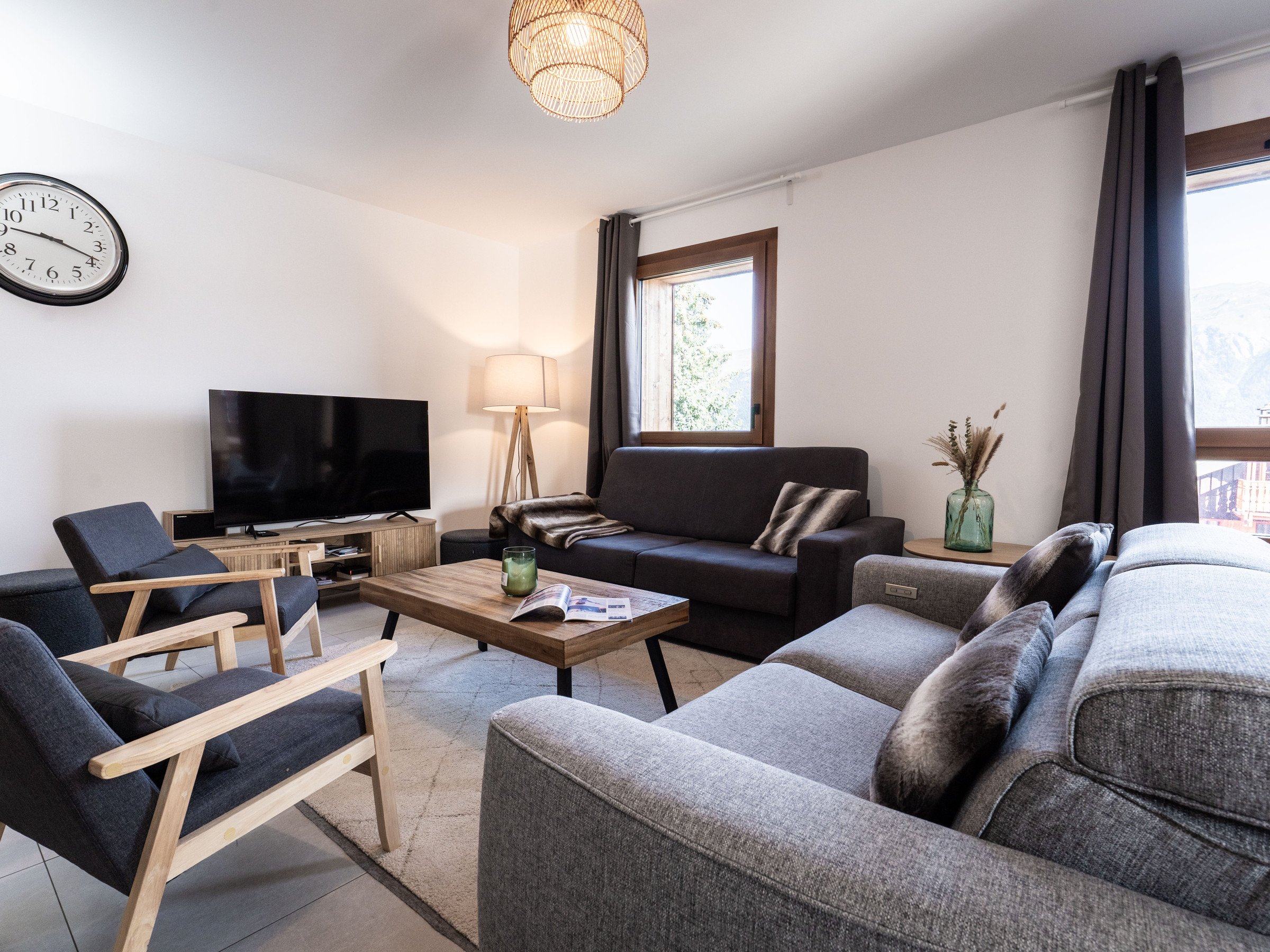 Appartement 5 pièces 10 personnes avec balcon - RESIDENCE LE M - Plagne Montalbert