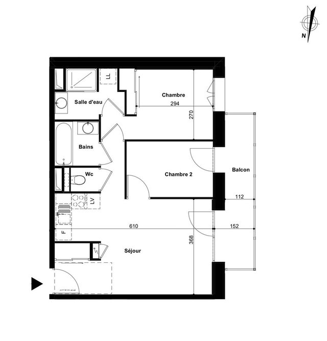 Appartement Le Roc G494 - Valmorel