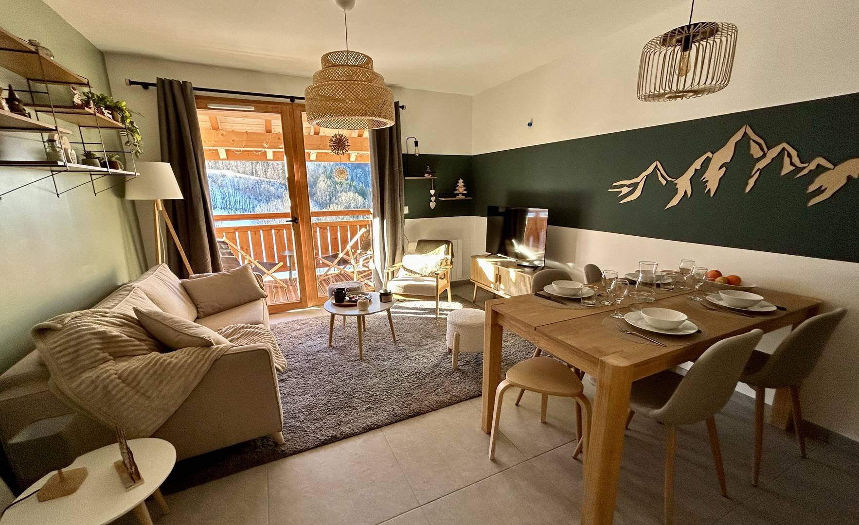 3 pièces cabine 6 personnes - Appartement Le Roc G494 - Valmorel