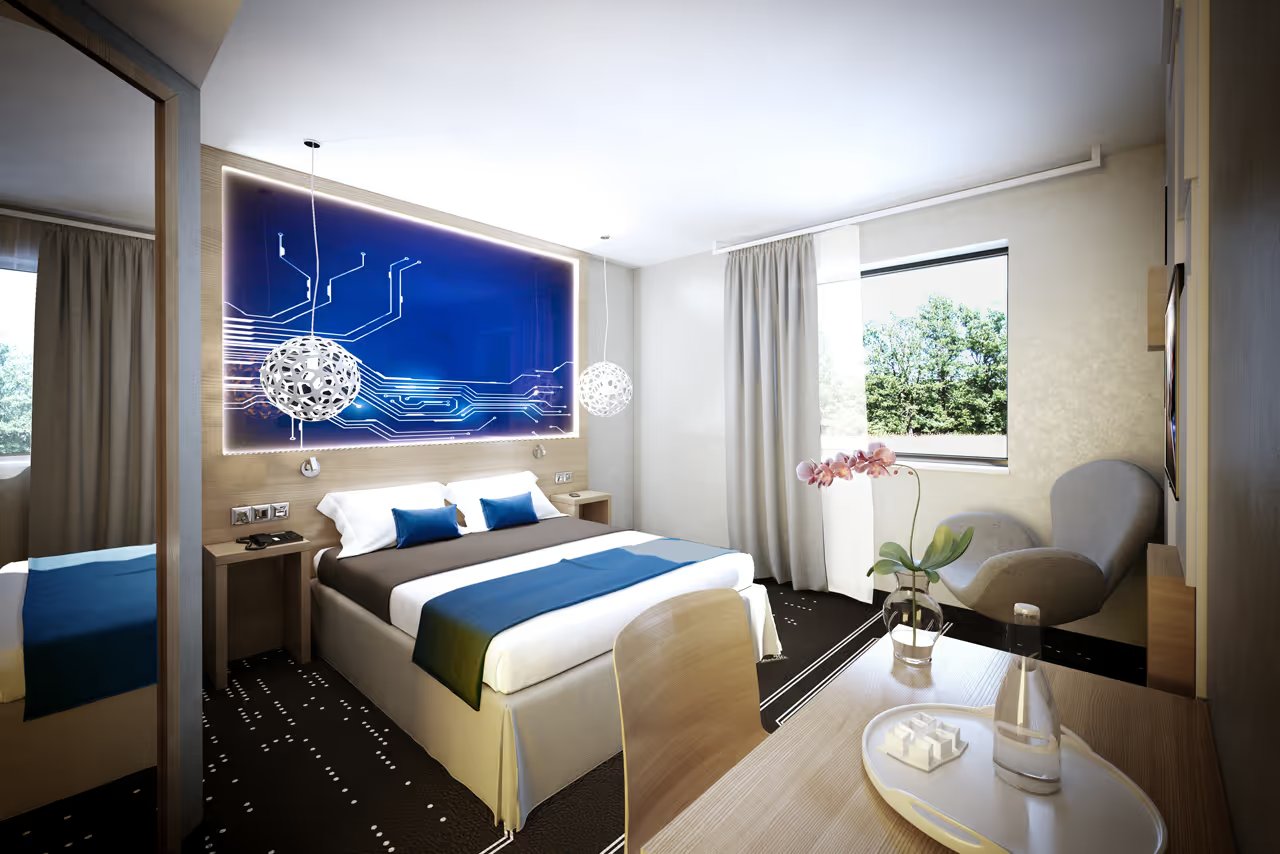Chambre Classique 3 Personnes - Hôtel Mercure **** - Chasseneuil du Poitou - Futuroscope