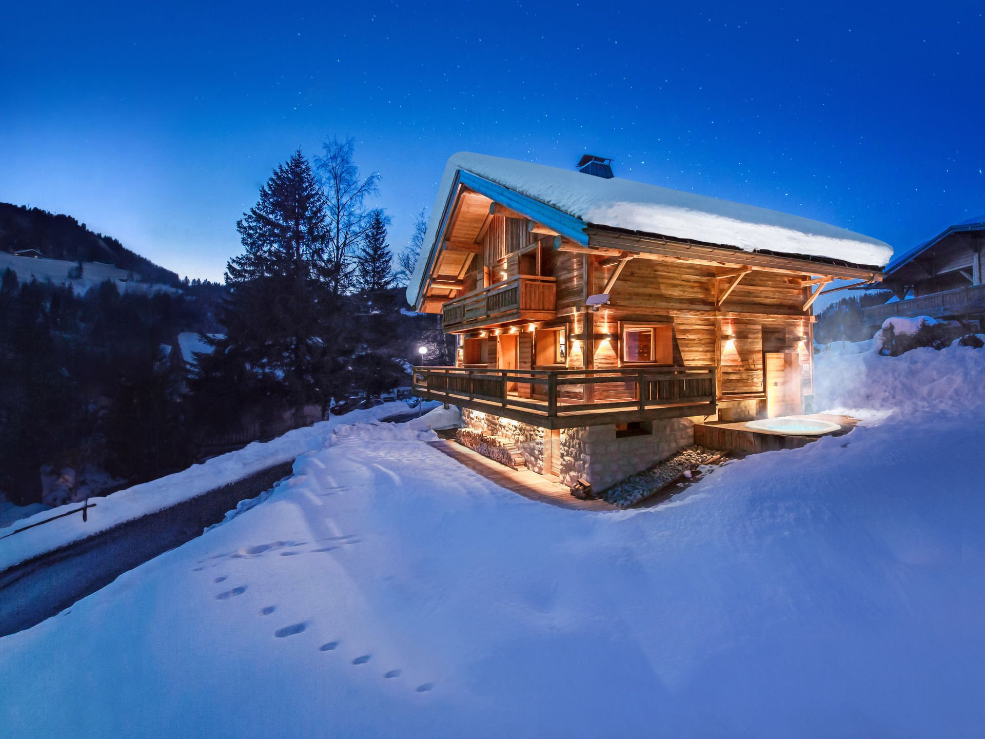 chalet 5 kamers 10 personen - Chalet LODGE FOUGERES - La Clusaz