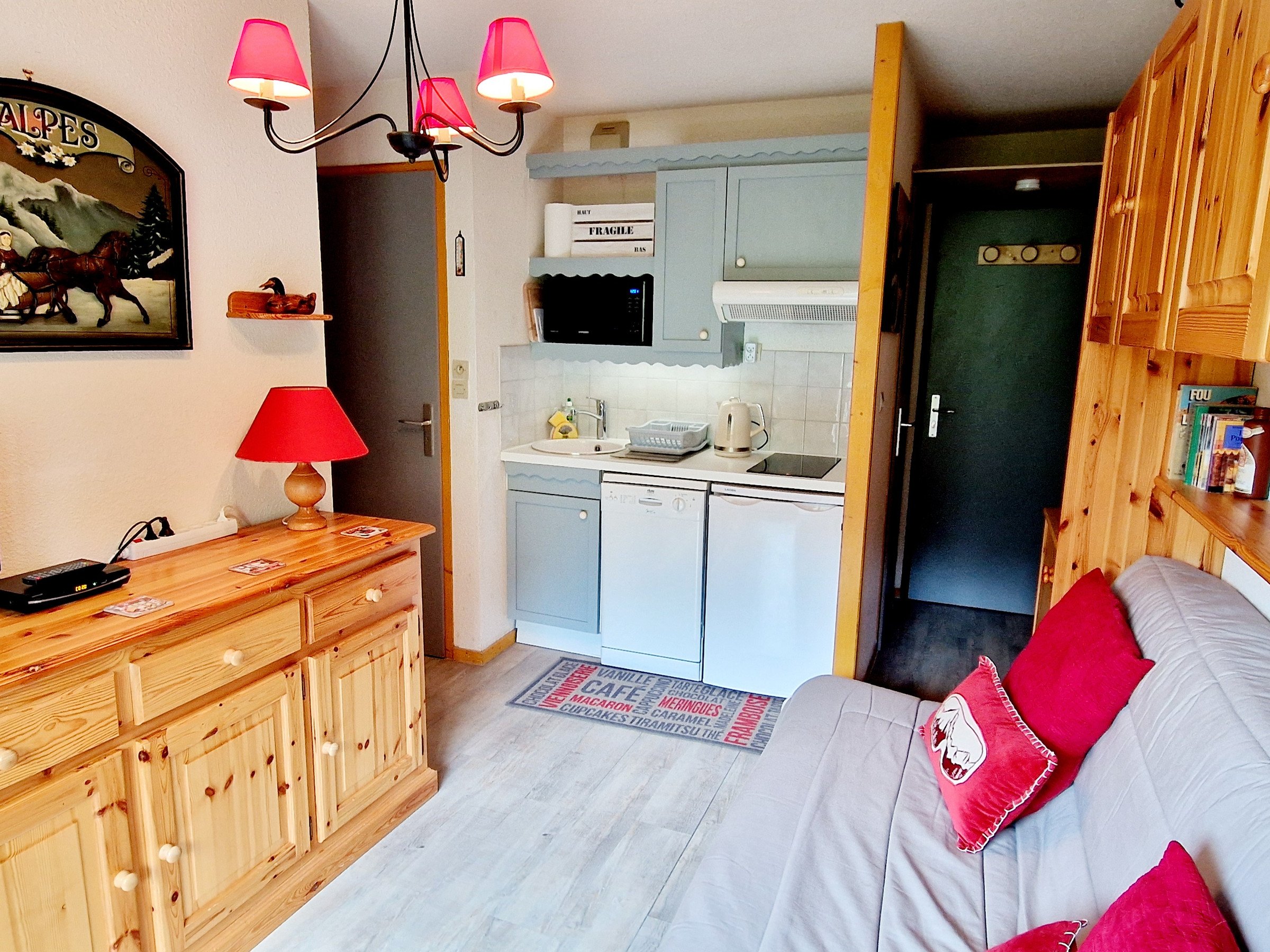 Studio 2 pièces 3 personnes avec balcon - Résidence LES PLAISANCES - Plagne Montalbert