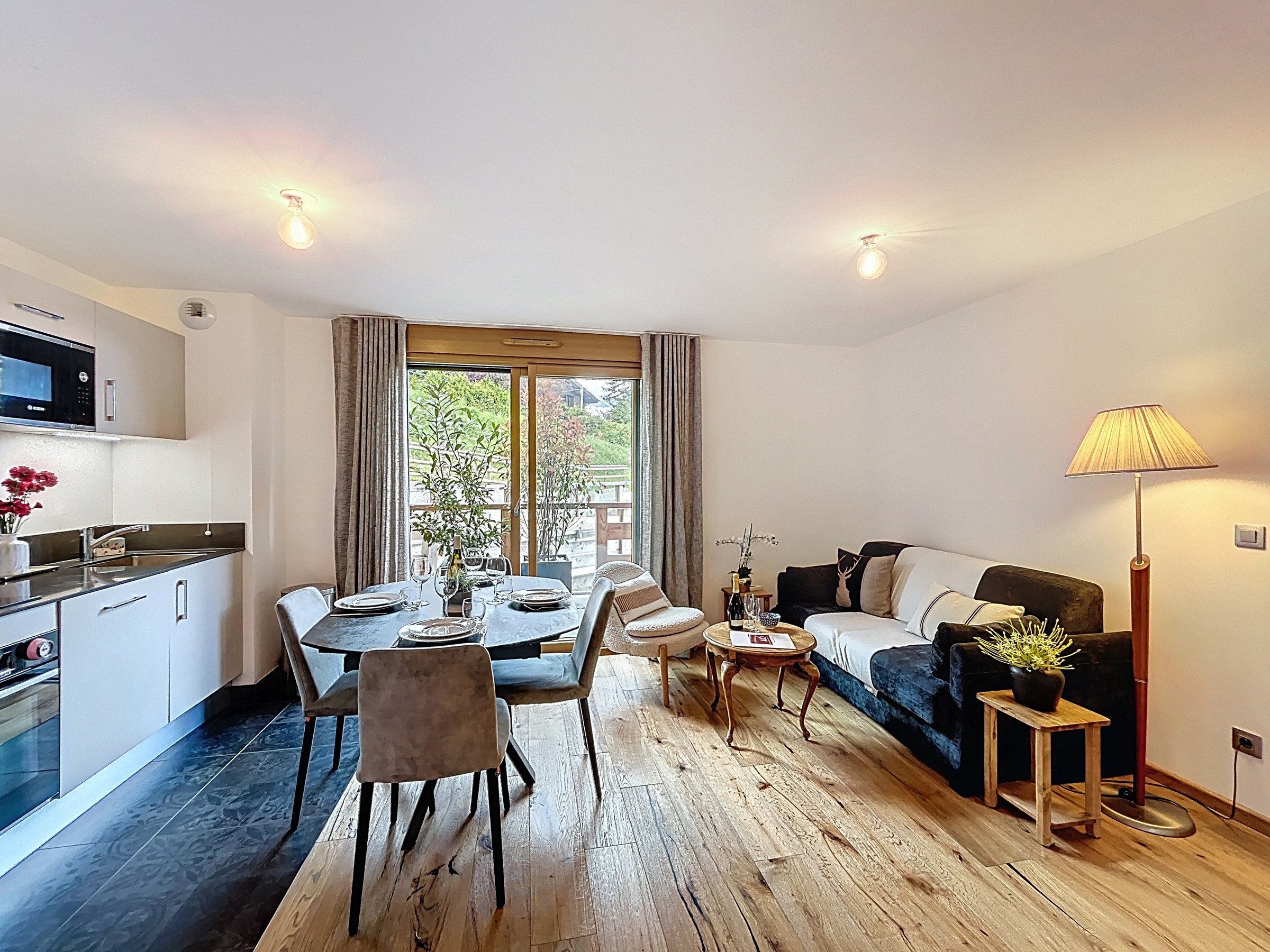 Appartement 2 pièces 4 personnes avec balcon - Résidence ALPAGE Chalet A - Combloux