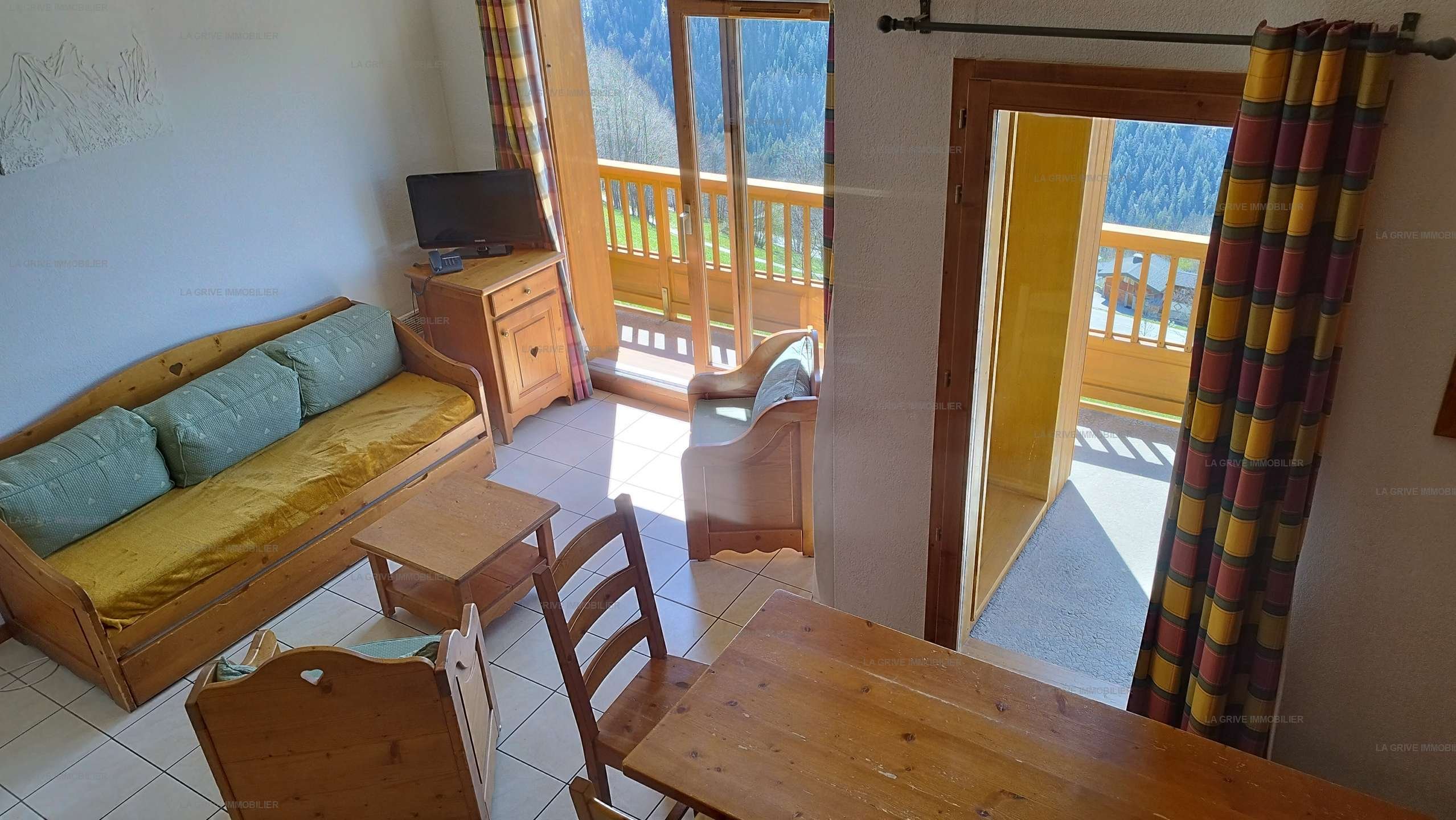 5 pièces 10 personnes - Appartement Arollaie ARO402 - Plan Peisey