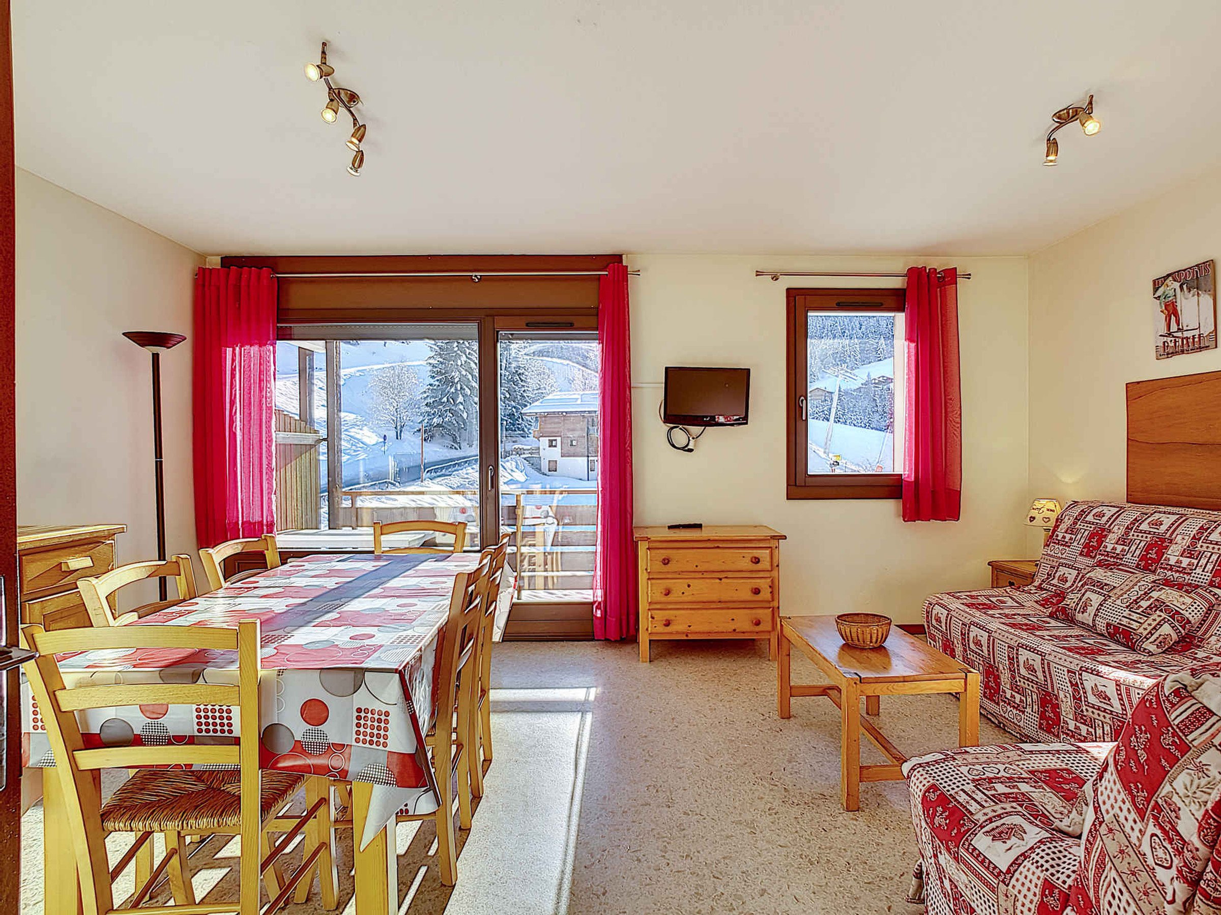 Studio 2 pièces 5 personnes avec balcon - Résidence PLESSIS - La Clusaz