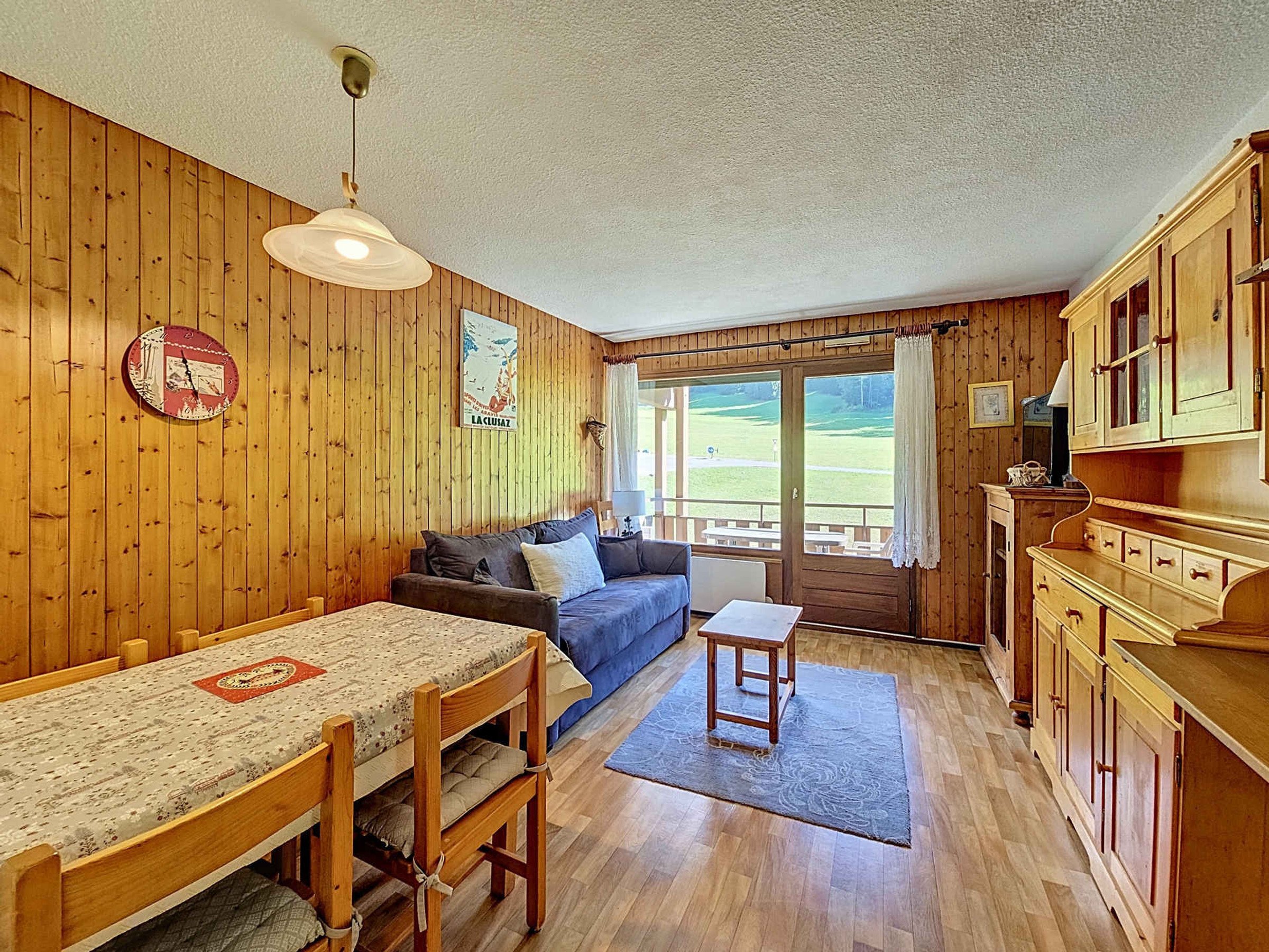 Studio 6 personnes avec balcon - Résidence VERTE VALLEE - La Clusaz