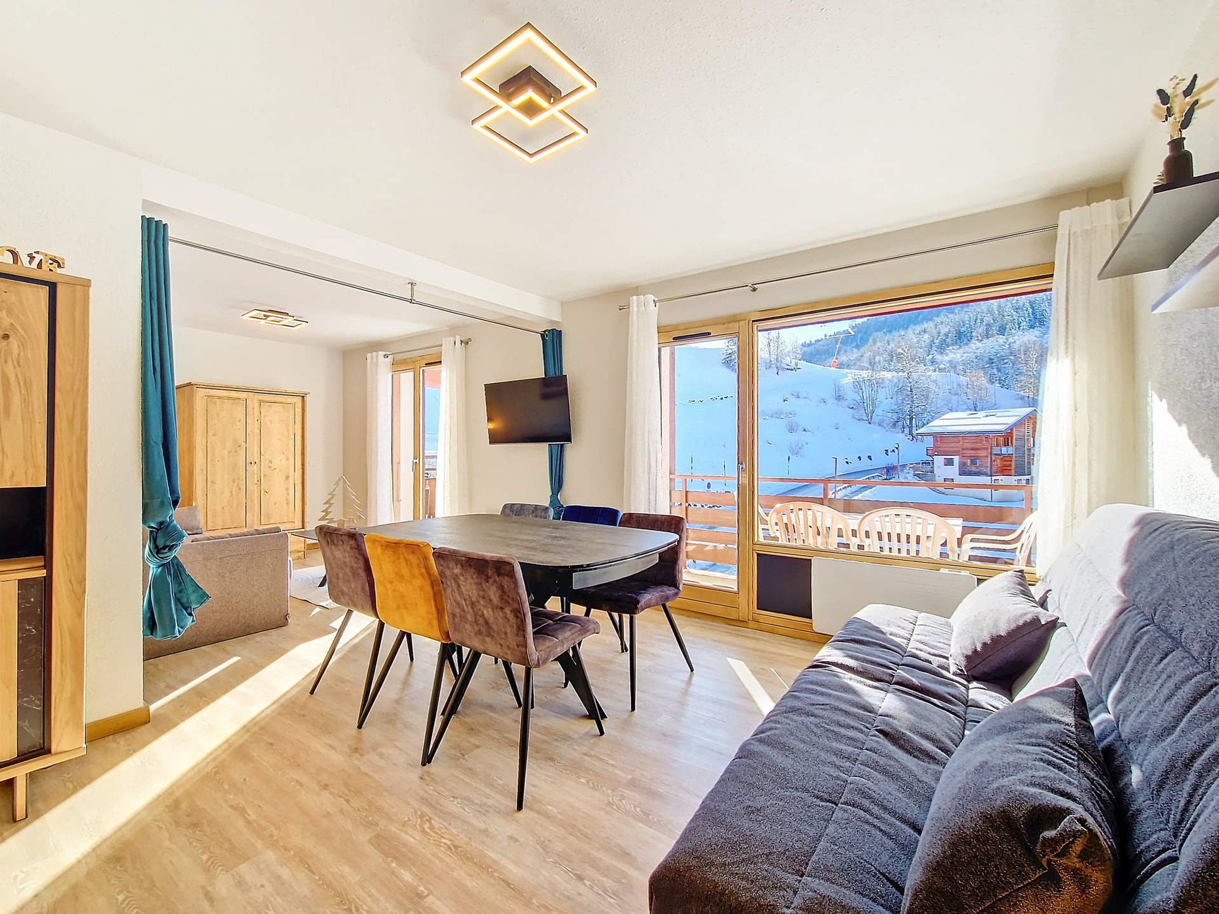 Appartement 2 pièces 6 personnes avec balcon - Résidence PLESSIS - La Clusaz