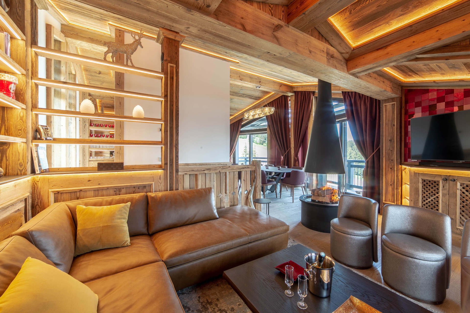 chalet 6 pièces 8 personnes - Chalet BORDEAUX ET BAROLO - Courchevel 1850