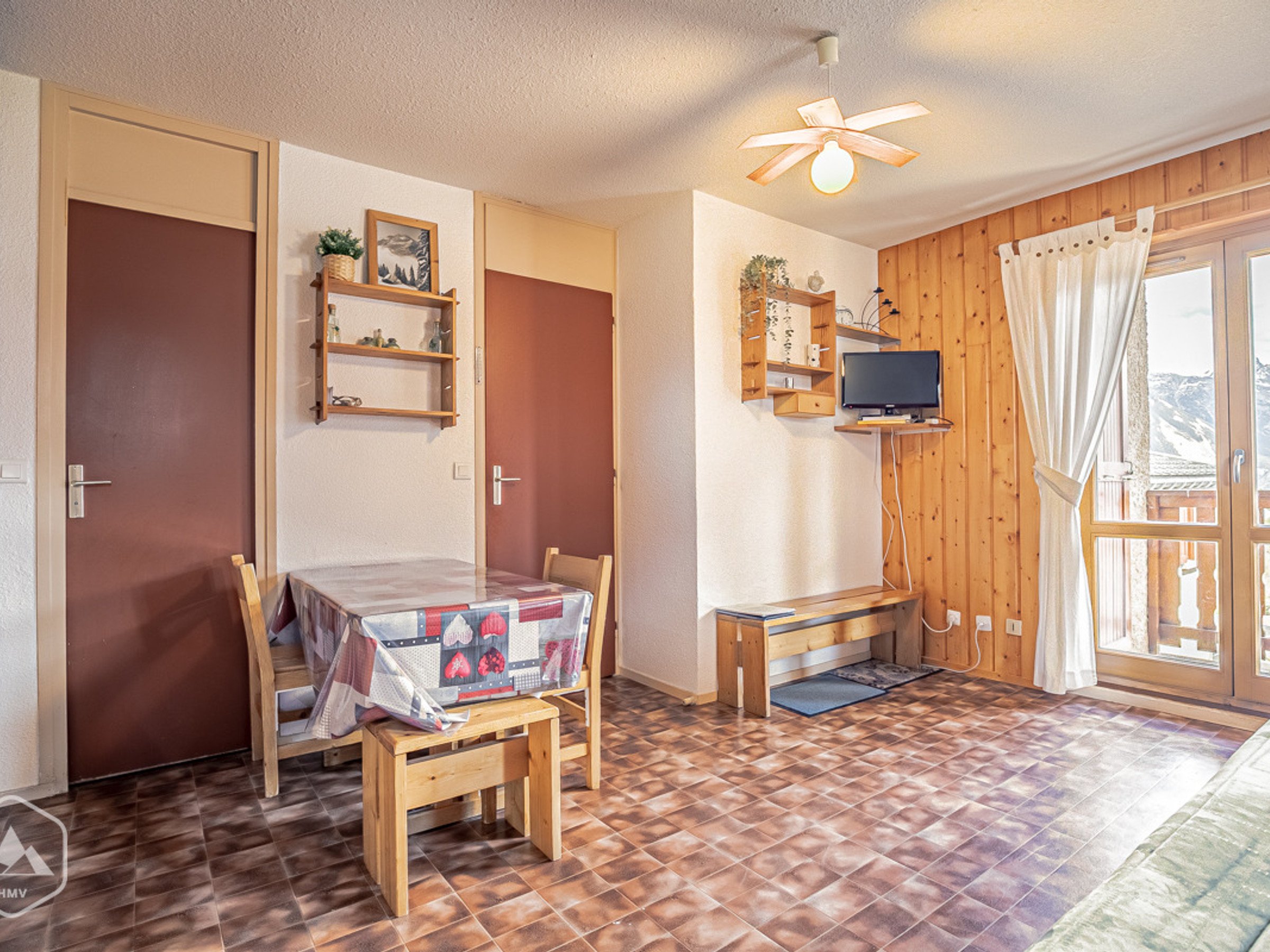 Appartement 2 pièces 4 personnes avec balcon - Résidence FLEURS - Aussois