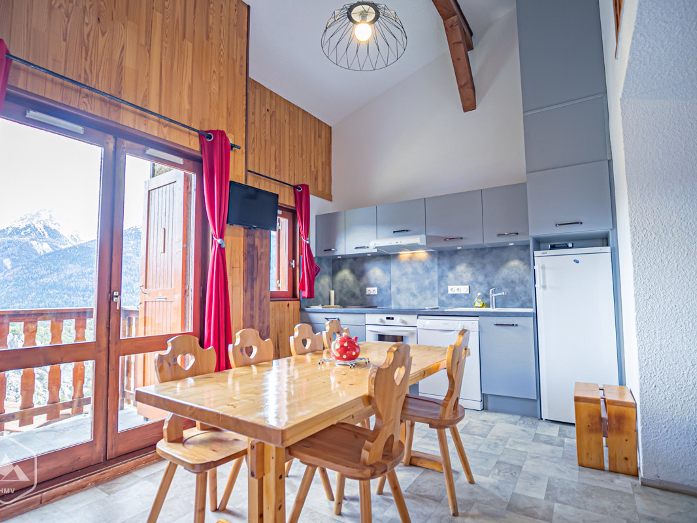Appartement 3 pièces 6 personnes avec balcon - Résidence FLEURS - Aussois