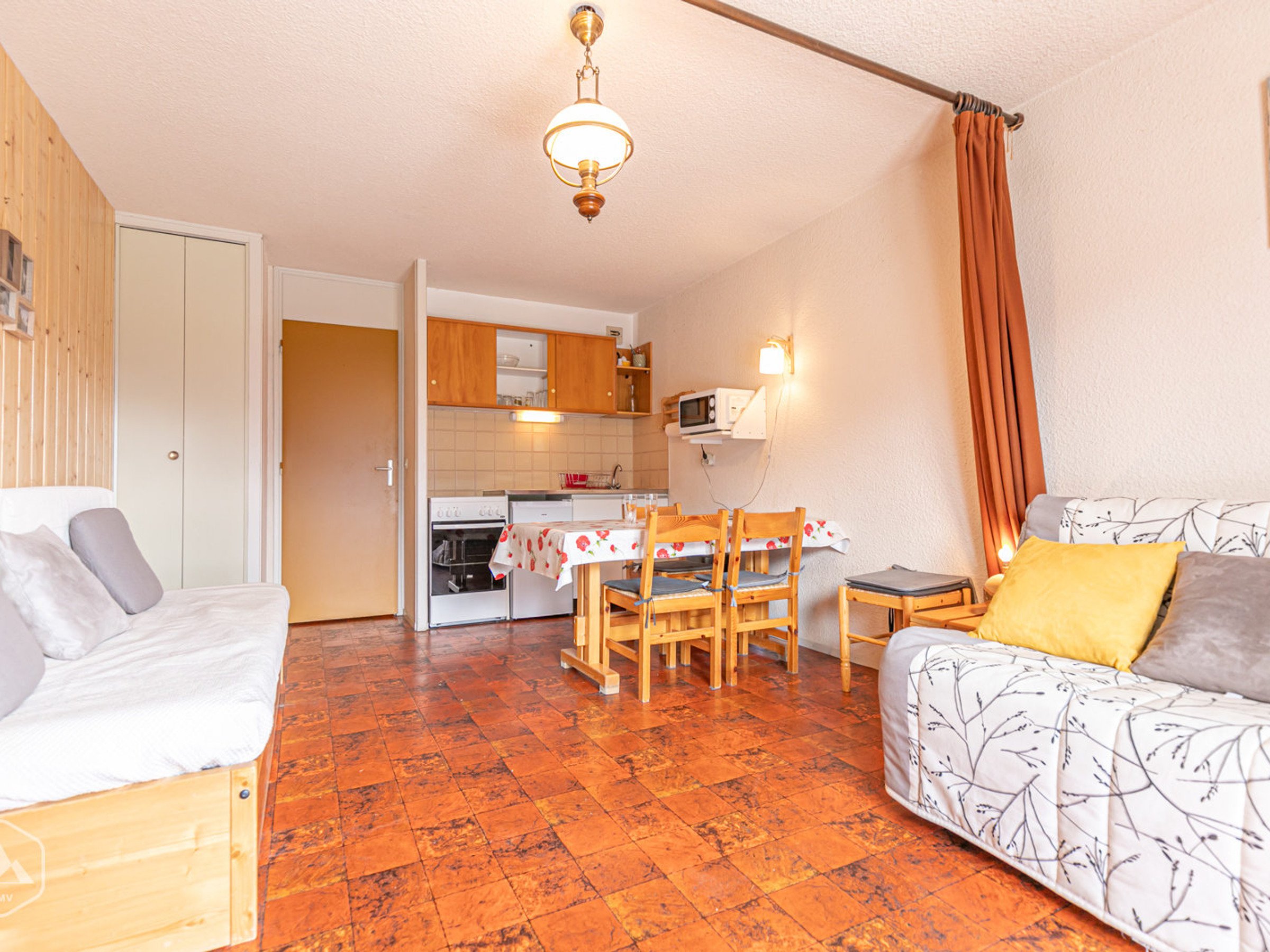Studio 3 personnes avec balcon - Résidence SETIVES - Aussois