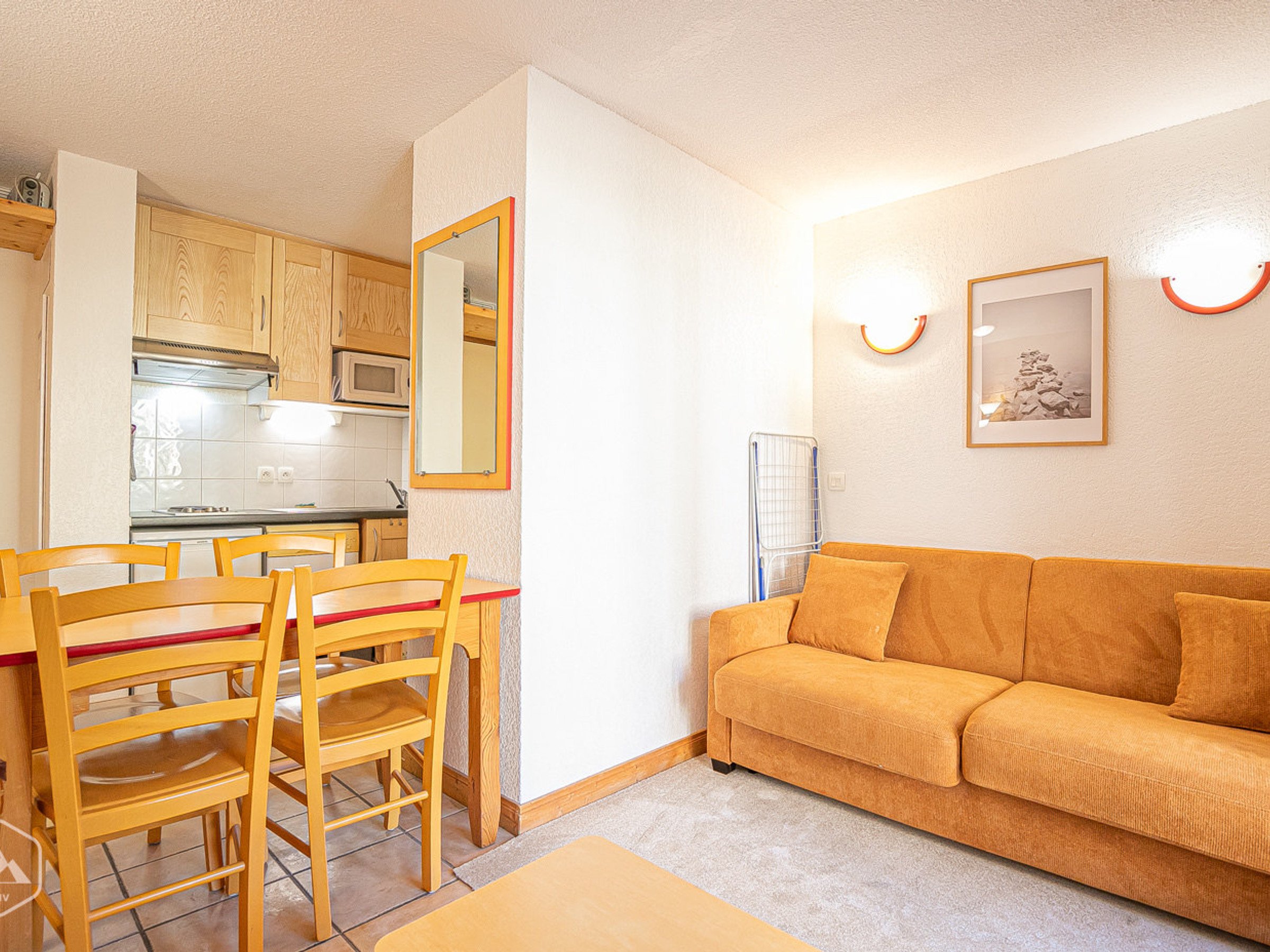 Appartement 2 pièces 4 personnes avec balcon - Résidence LES FLOCONS D'ARGENT - Aussois