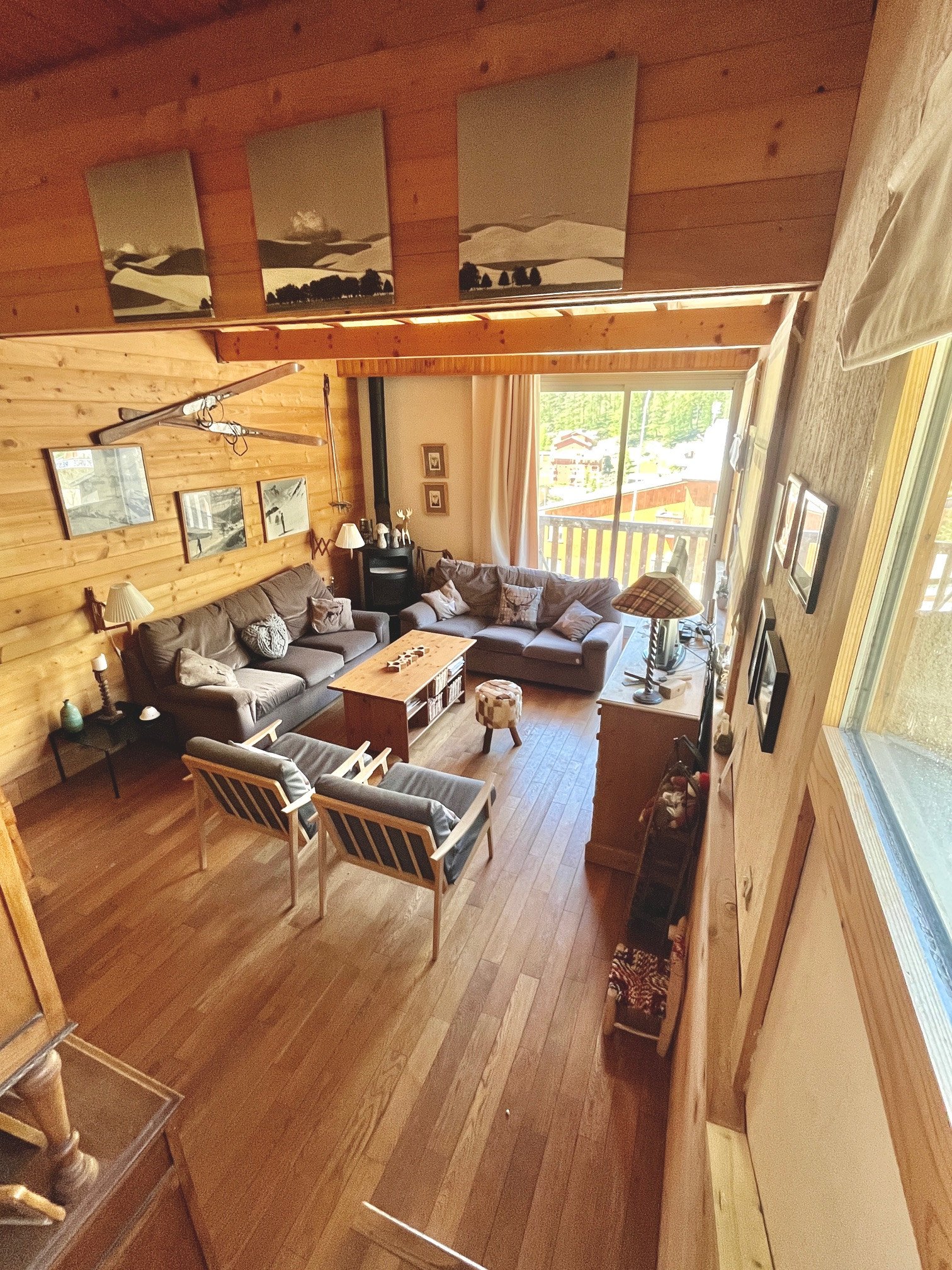 4 pièces 8 personnes vue montagne et vue pistes de ski - Appartement Les Pounchus D N°02 - 3P8 - La Foux d'Allos