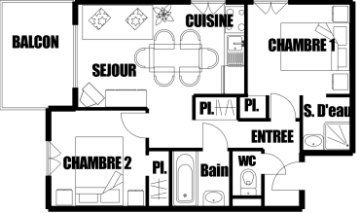 Appartement Trappeurs TRAA01 - Les Carroz d'Araches