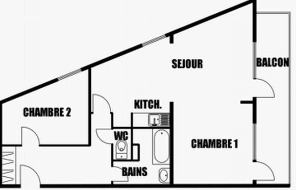 Appartement Pre Du Bois CAR202 - Les Carroz d'Araches