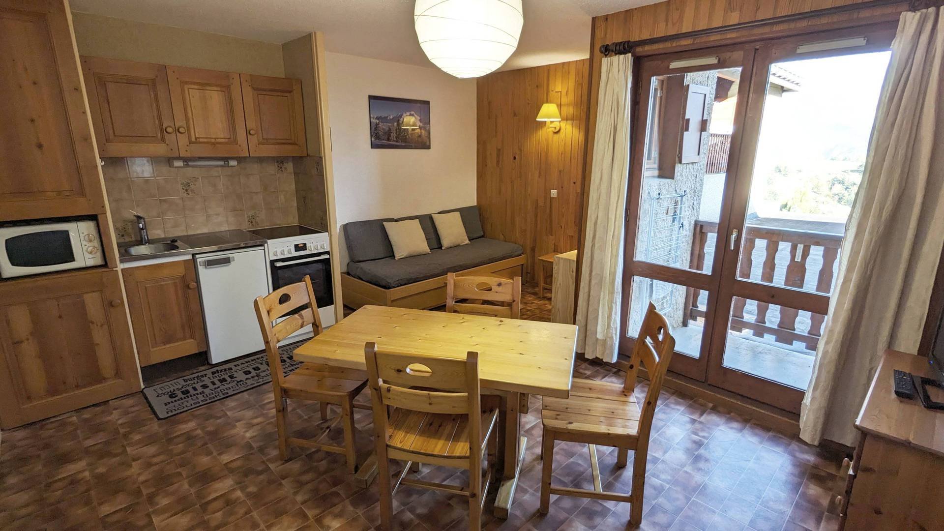 2 pièces 4 personnes - Appartements FLEURS - Aussois