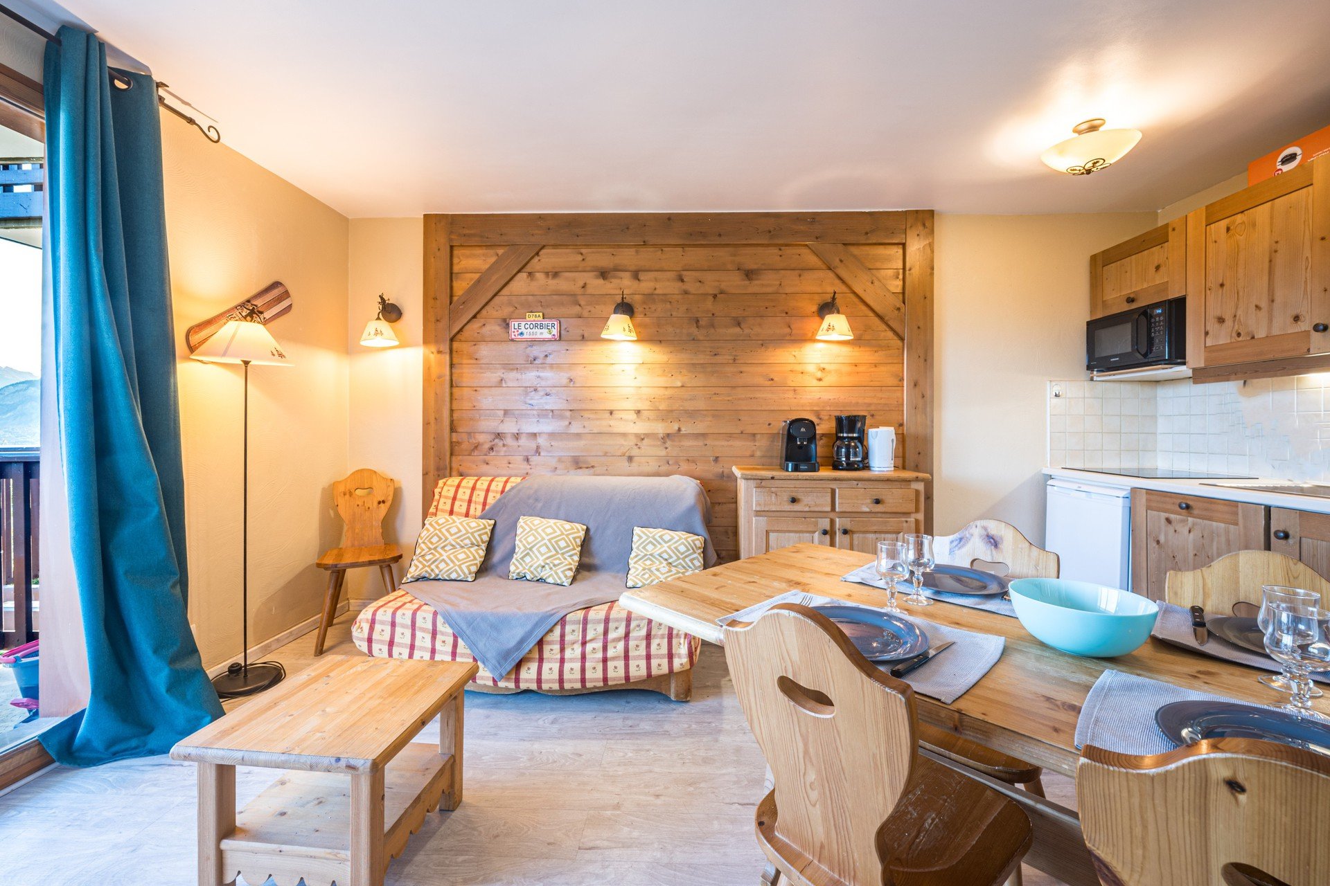 3 pièces 6 personnes Confort - Appartements LES ALPAGES DU CORBIER - Le Corbier