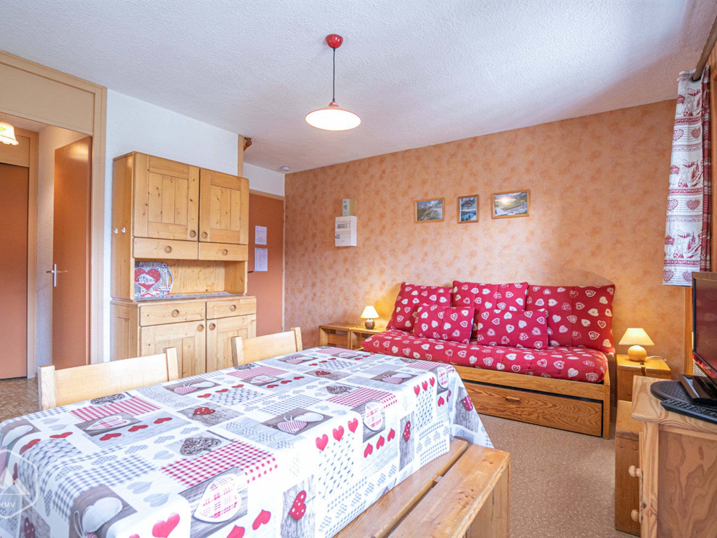 Studio 4 personnes avec balcon - Résidence FLEURS - Aussois