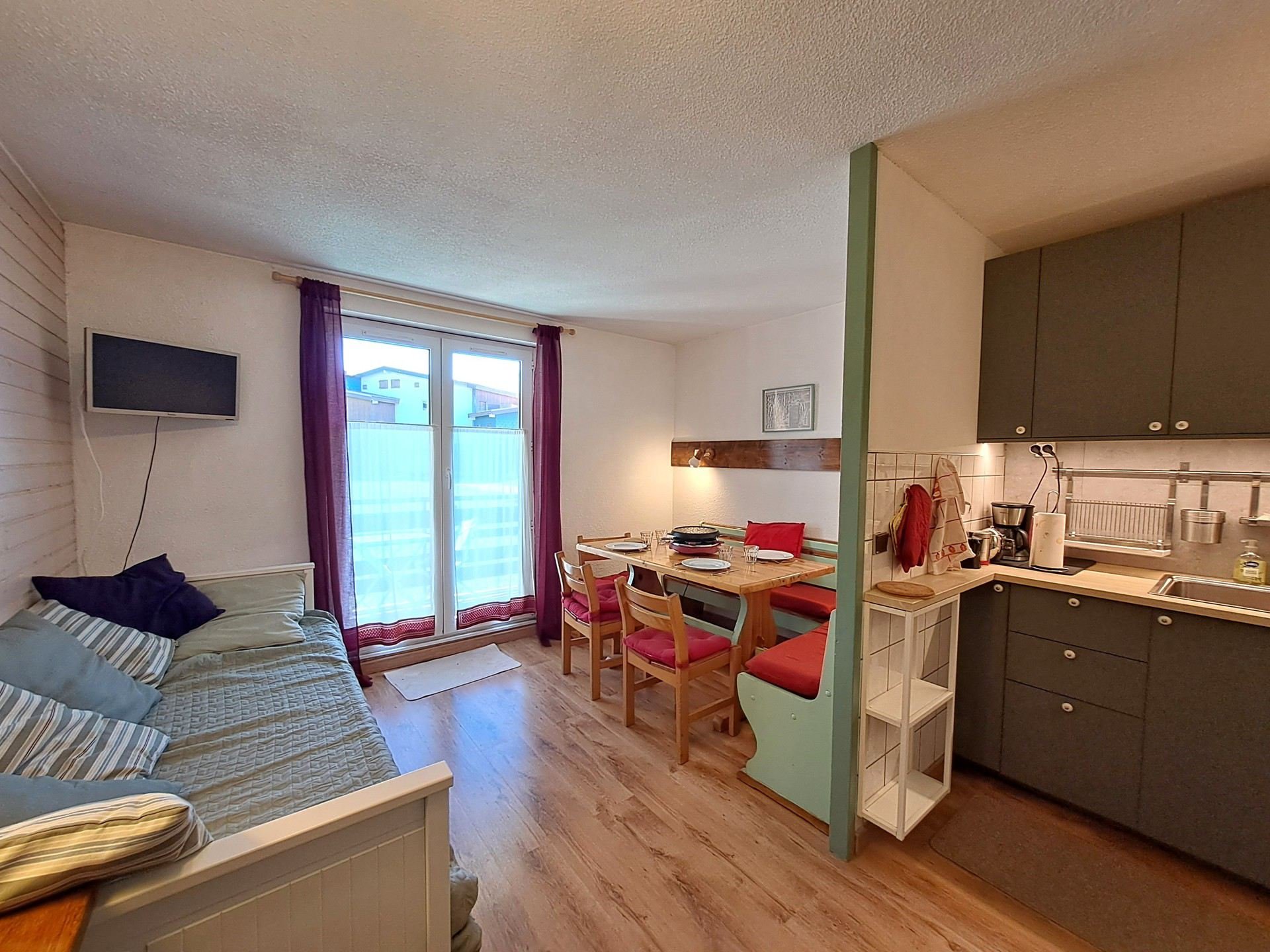Studio 4 personnes - Appartements ECRINS 5 - Les Deux Alpes 1800