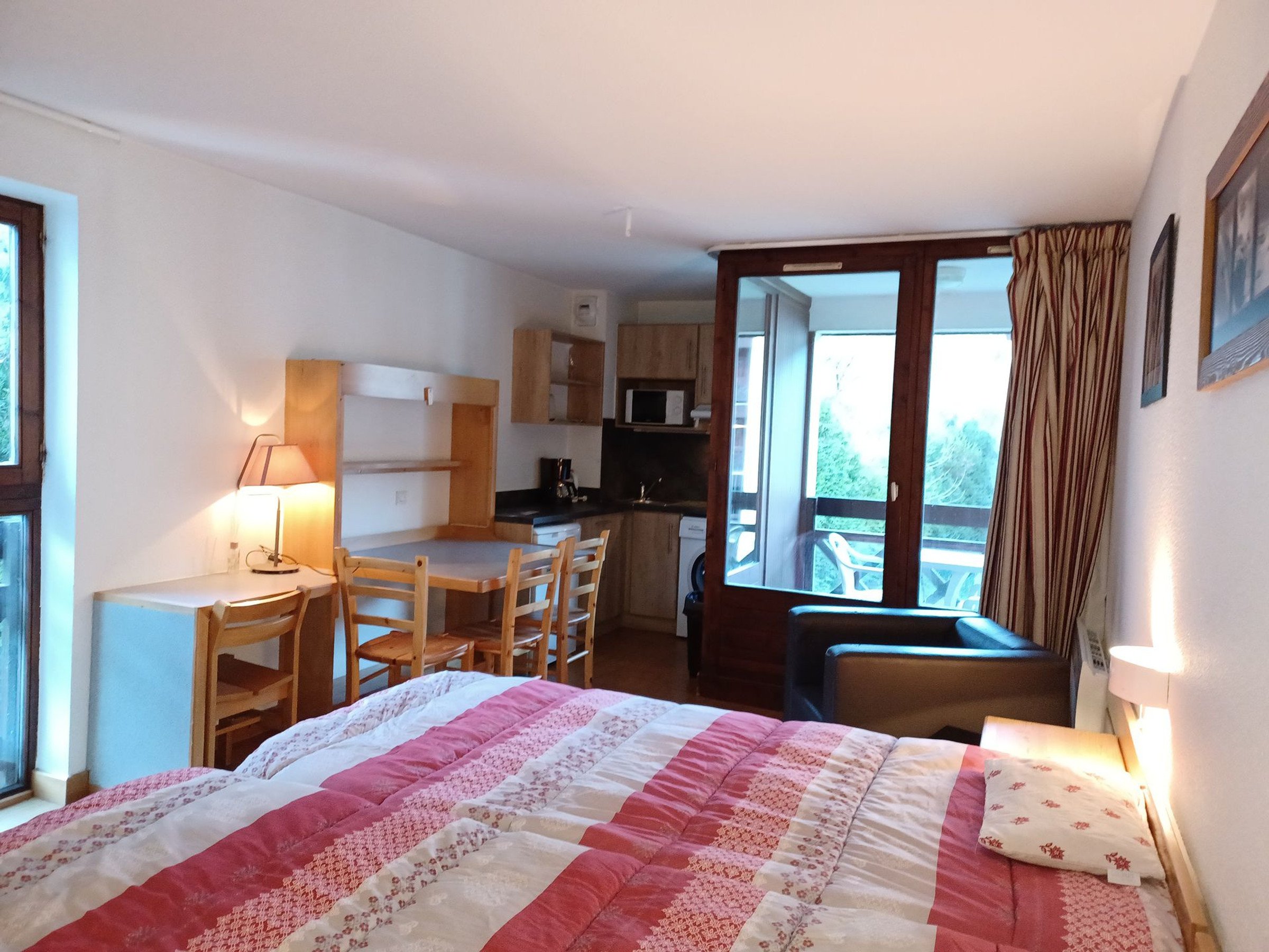 Studio 4 personnes avec balcon - Résidence CYBELES - Brides les Bains