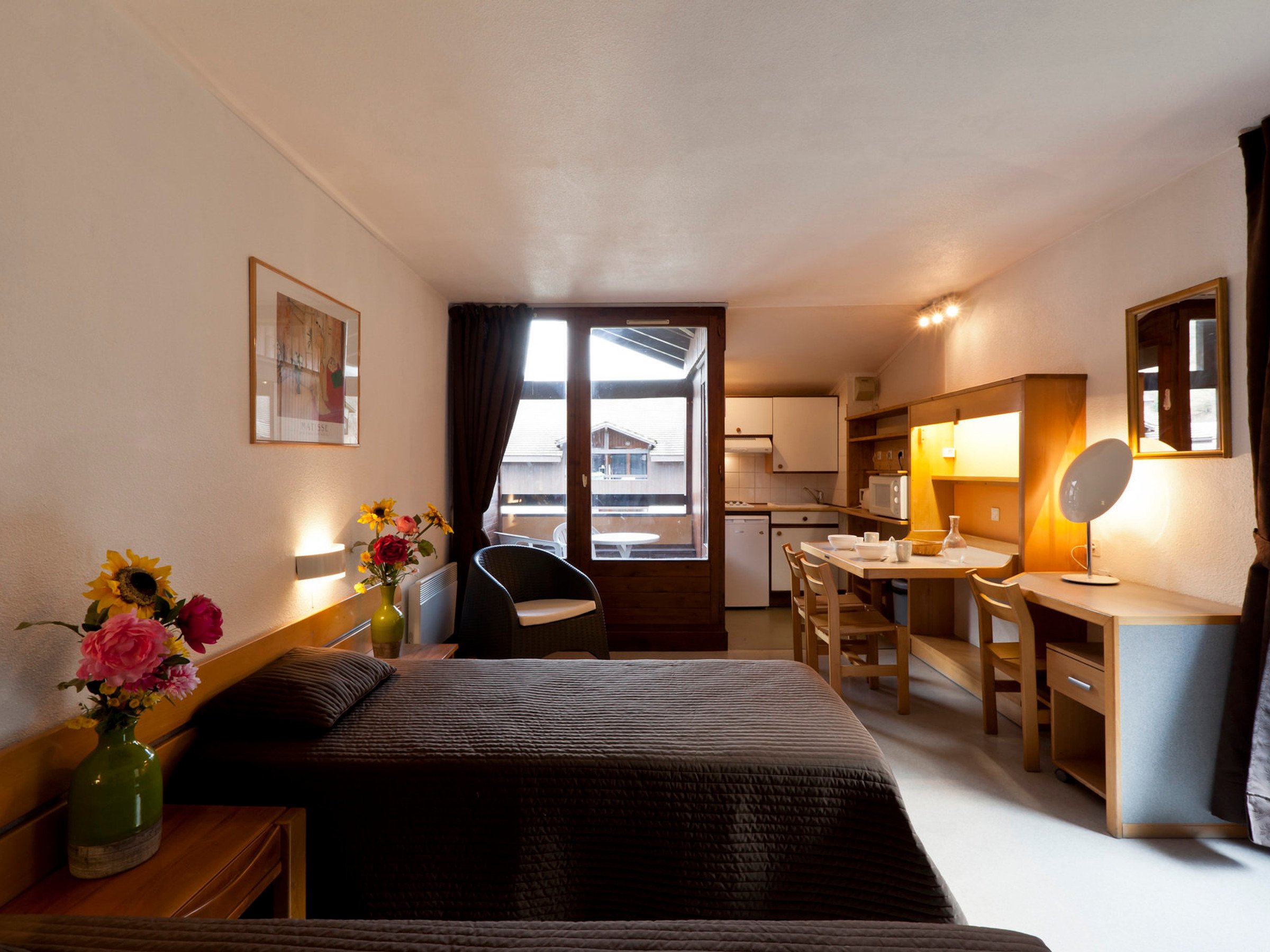 Studio 4 personnes avec balcon - Résidence CYBELES - Brides les Bains
