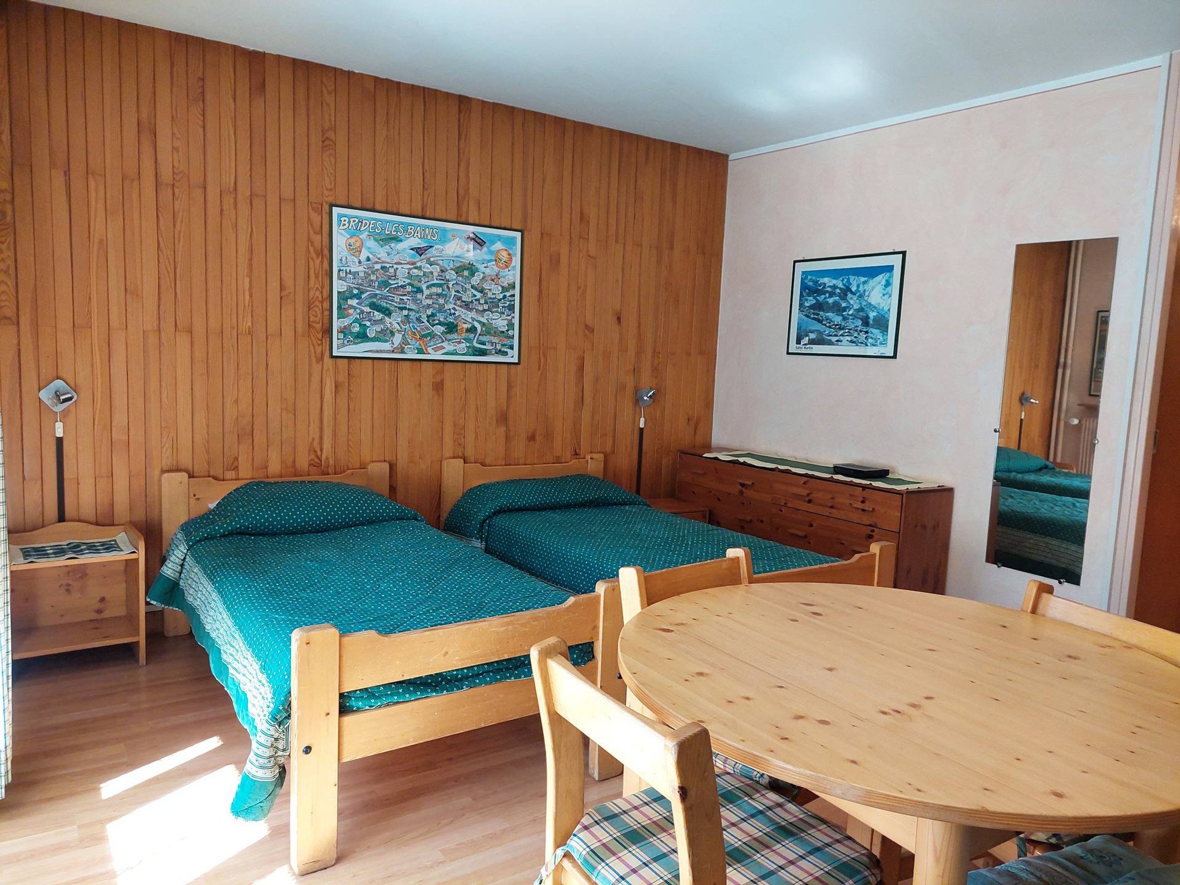 Studio 2 personnes avec balcon - Résidence ROYAL - Brides les Bains