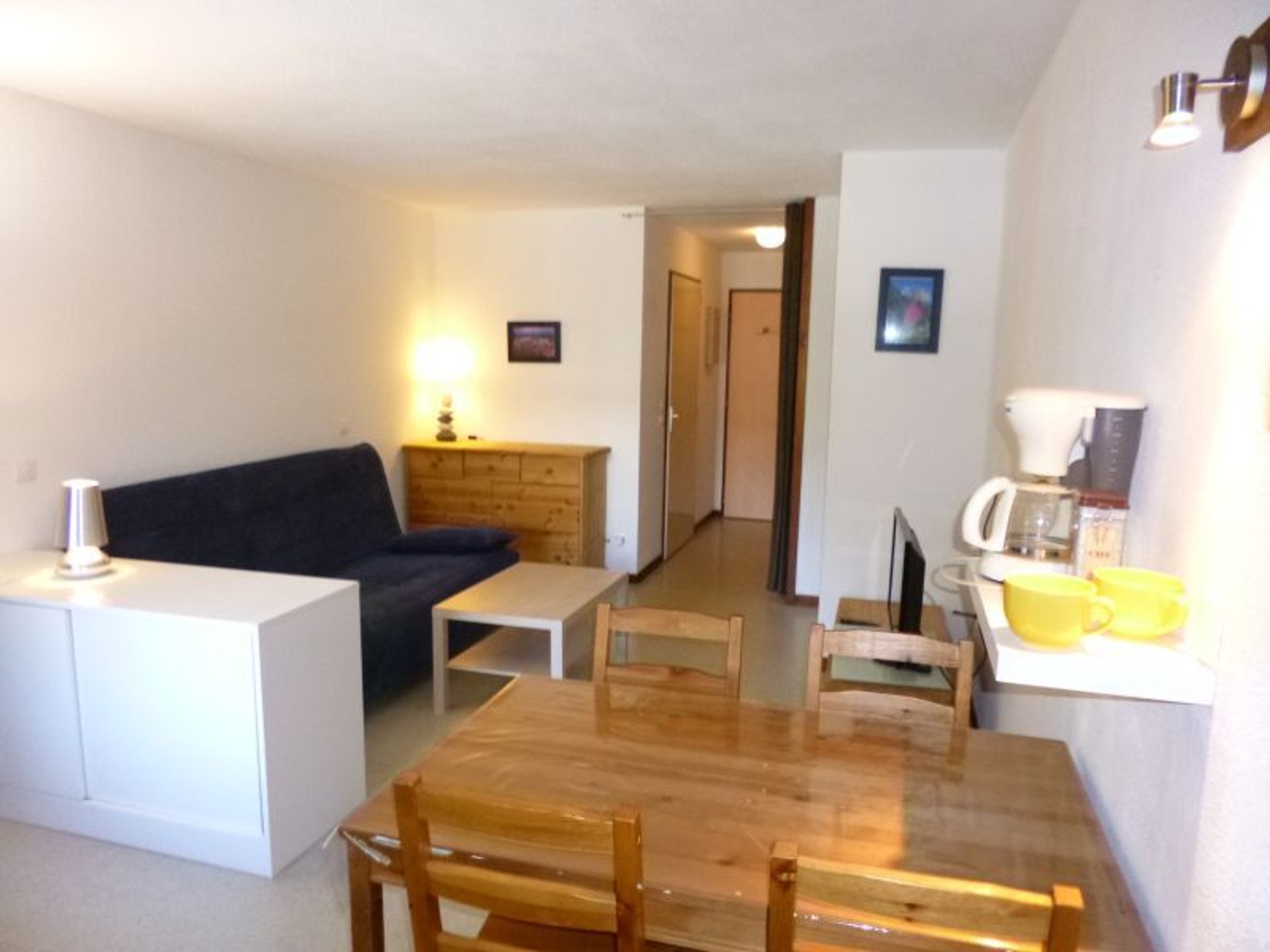 Studio 4 personnes avec balcon - Résidence CYBELES - Brides les Bains