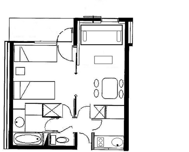 Appartement Pierres Plates G496 - Valmorel