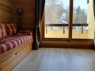 Studio 4 personnes avec balcon - Les Carroz d'Araches