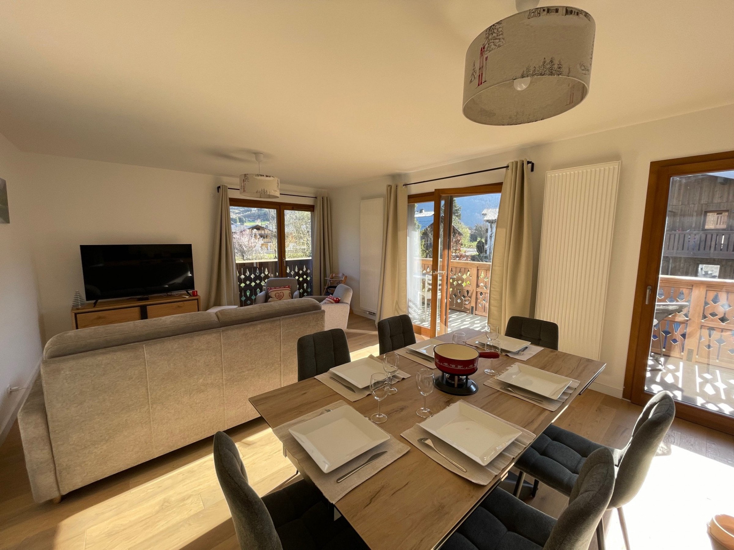 Studio 6 personen met balkon - Studio 6 personnes avec balcon - Samoëns