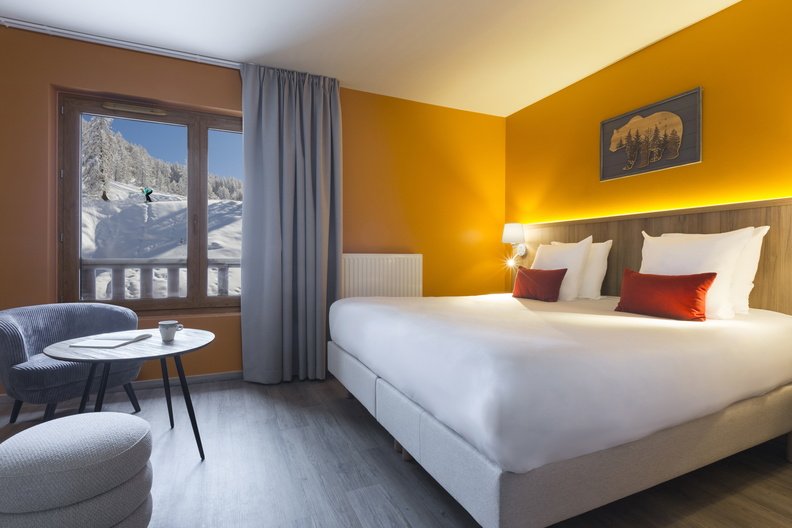 Chambre Standard 4 Personnes - All inclusive - SOWELL Family Vars 4* - Vars