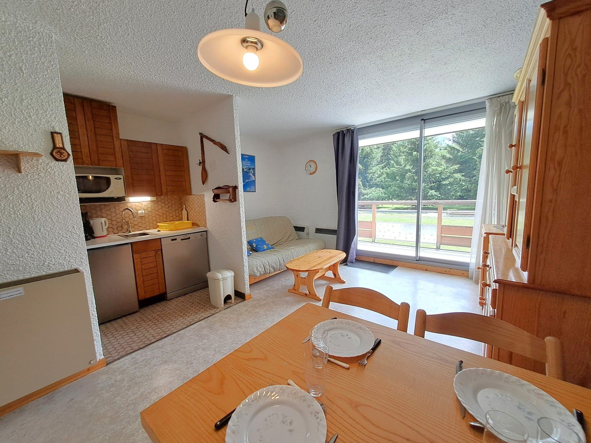 Studio 4 personnes - Appartements COTE BRUNE IV - Les Deux Alpes Centre