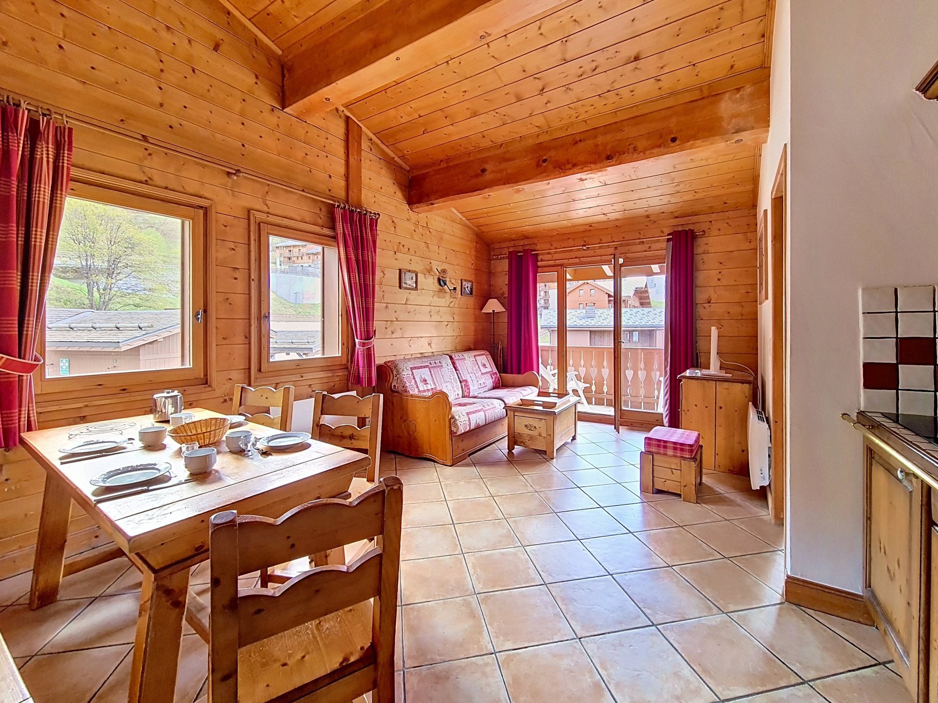 3 pièces 6 personnes - Appartements HAMEAU DES AIRELLES - Les Menuires Preyerand