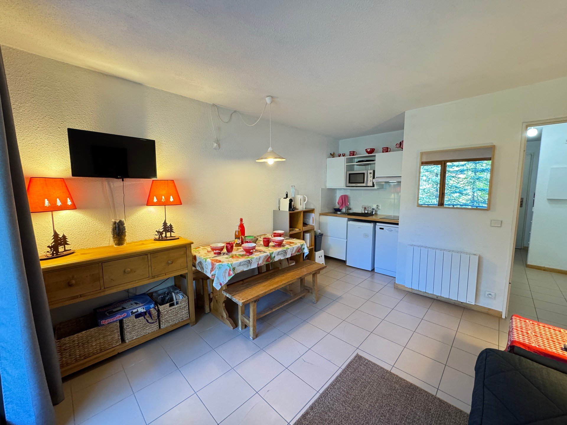 Studio 4 personen Comfort - Appartements CHARDONS BLEUS - Serre Chevalier 1400 - Villeneuve