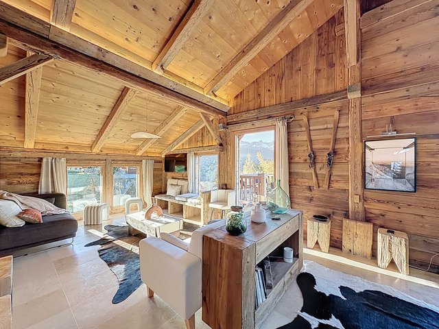 Chalet 7 pièces 12 personnes avec terrasse - Combloux