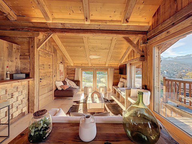 Chalet 7 pièces 12 personnes avec terrasse - Combloux