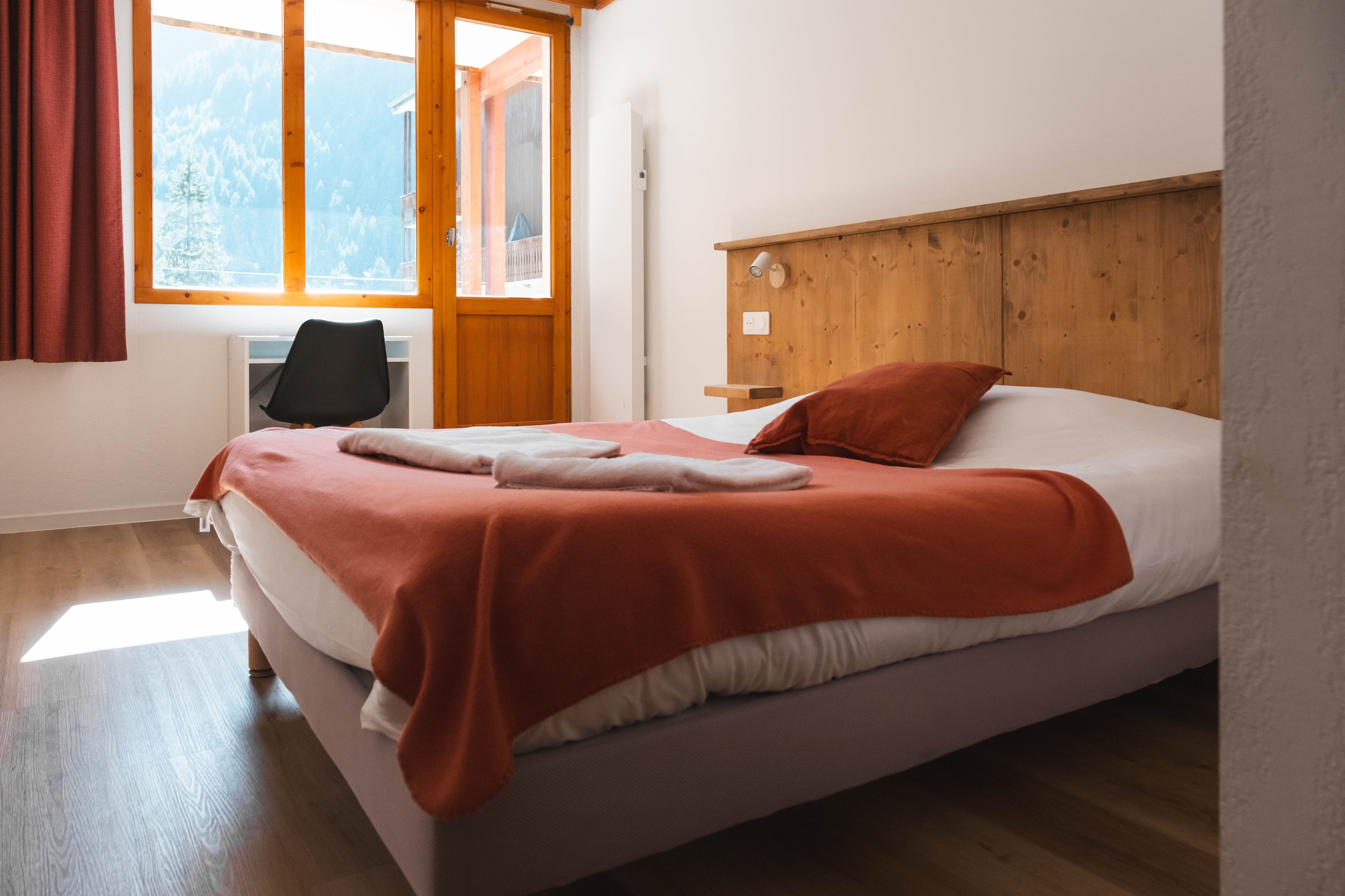 Chambre 2 Personnes - Hôtel Valfréjus Vacances - Valfréjus